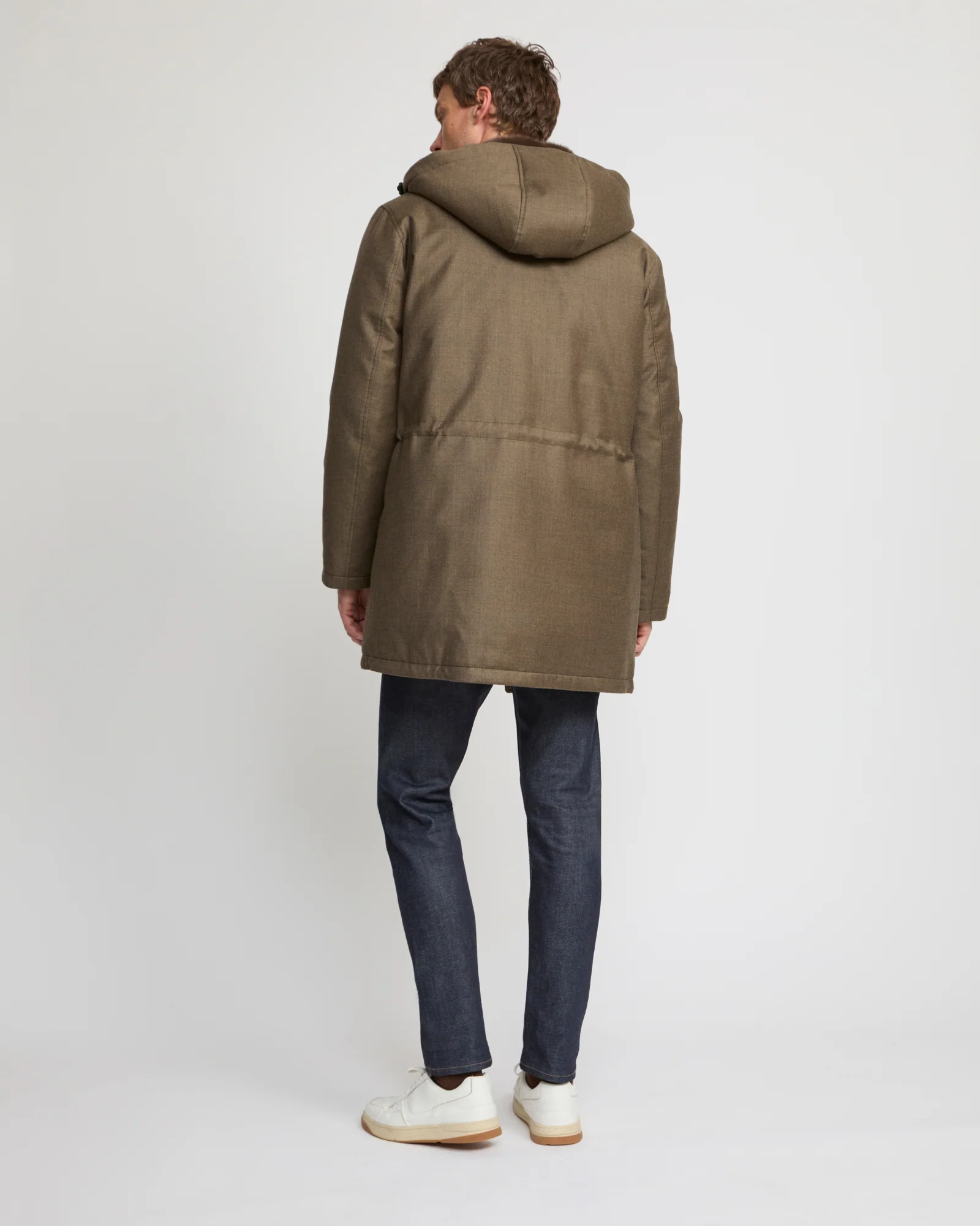 Iconic parka in Loro Piana fabric and mink fur - Image 5