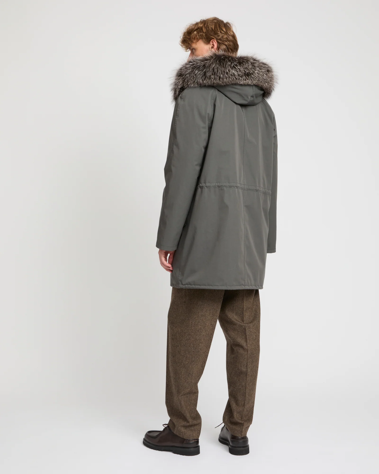 Iconic parka in technical cotton with fox and rabbit fur - Image 3