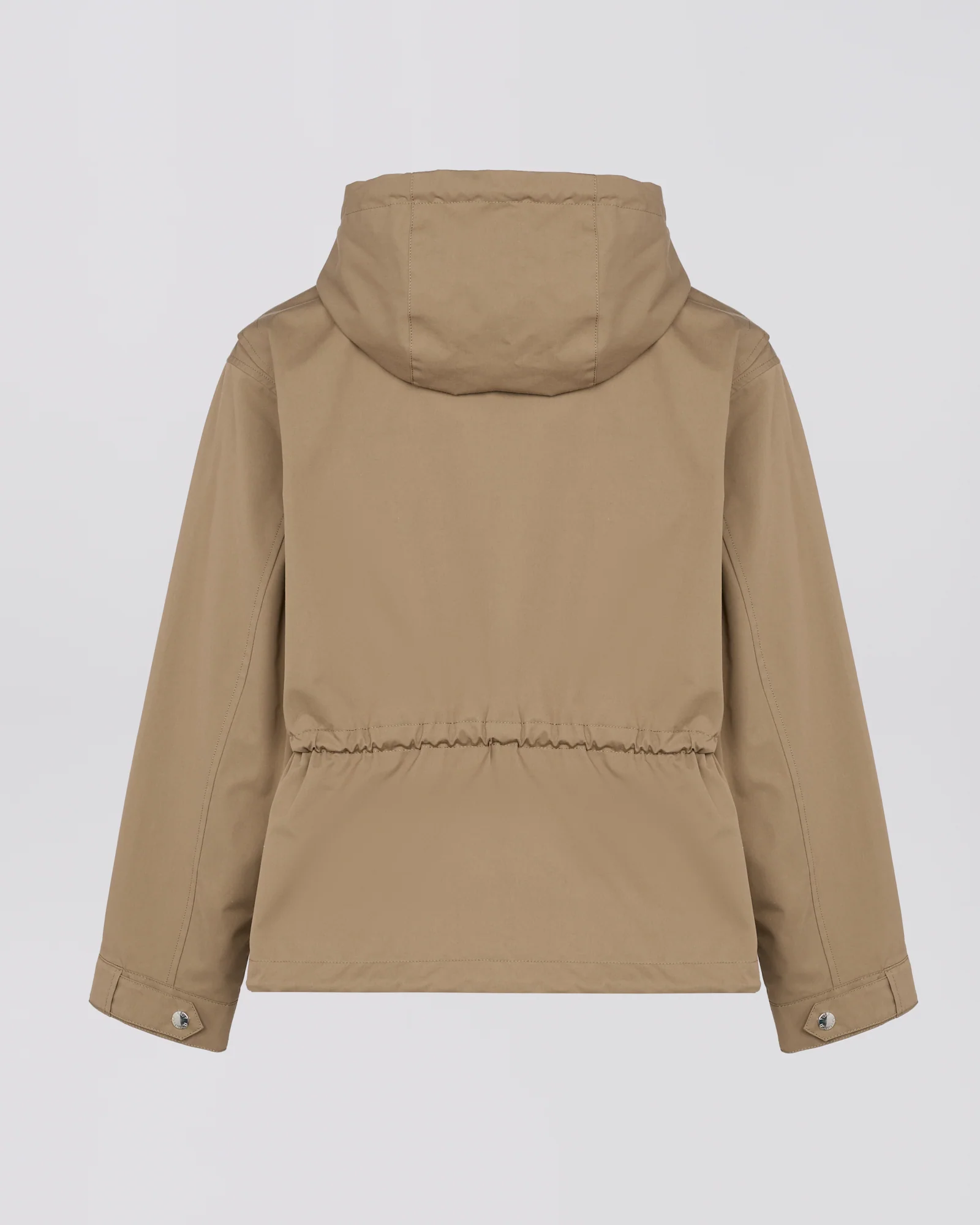 Short parka in technical cotton-mix fabric - Image 6