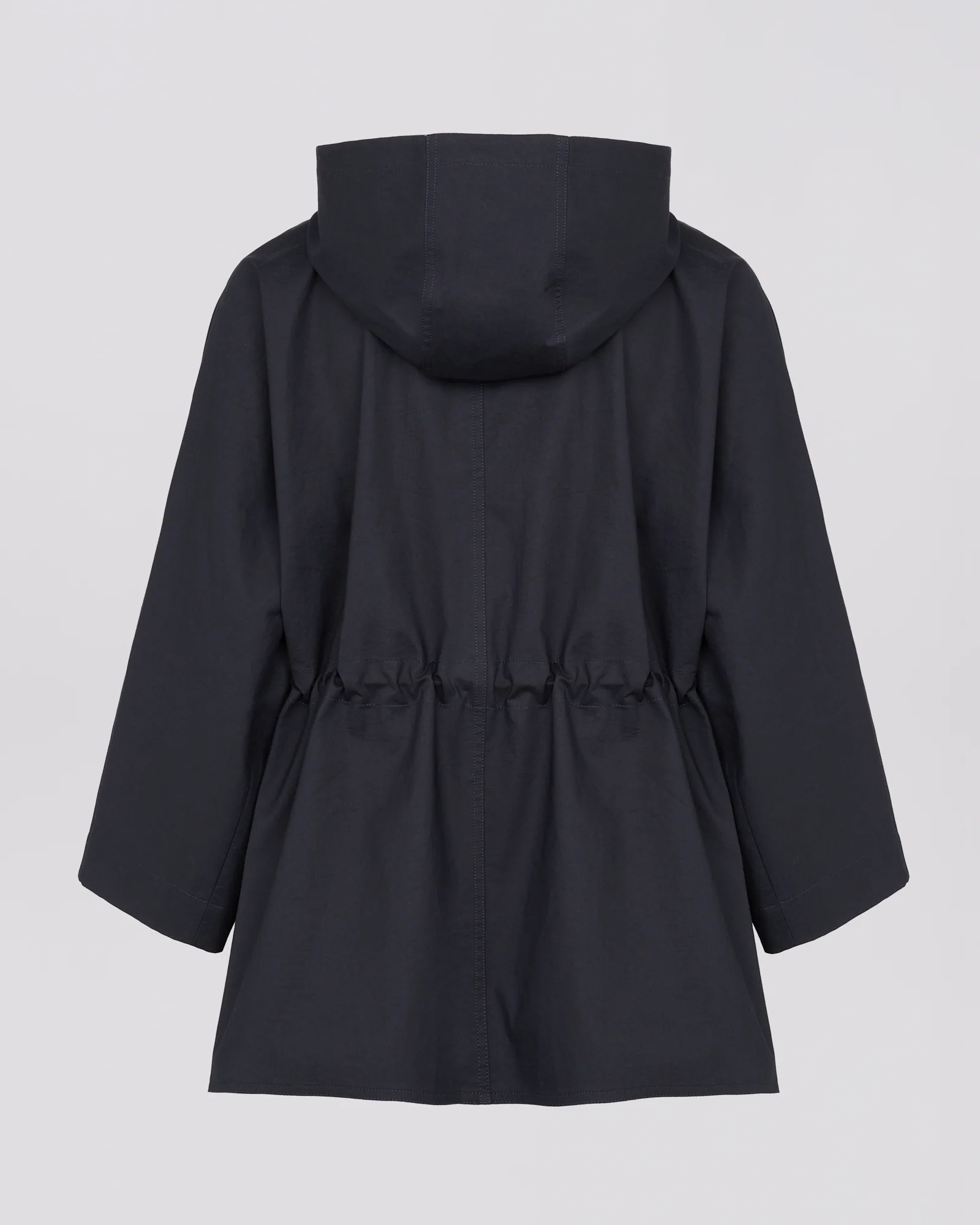 Short cape parka in cotton-mix technical fabric - Image 5