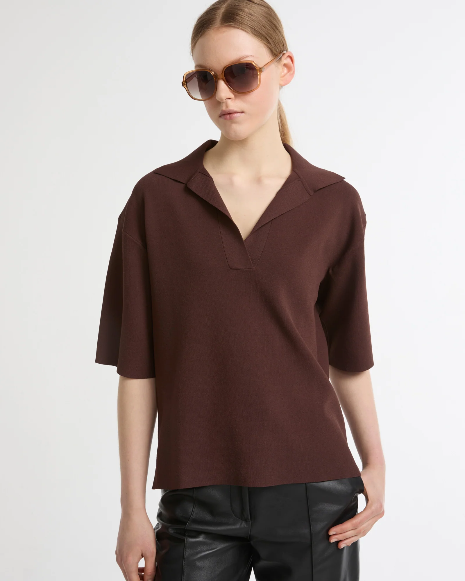Knit polo shirt - Image 2