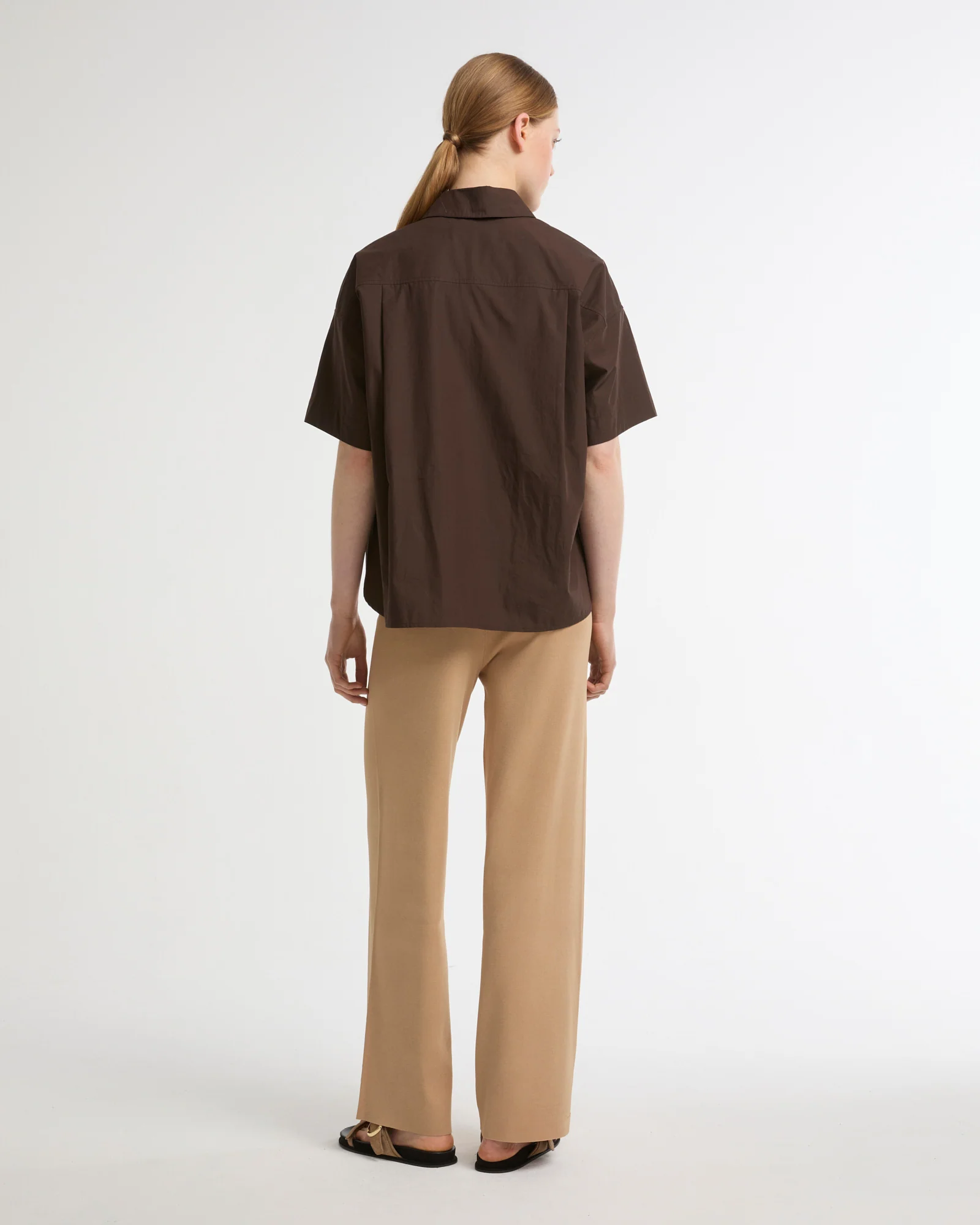 Knitted wide leg trousers - Image 2
