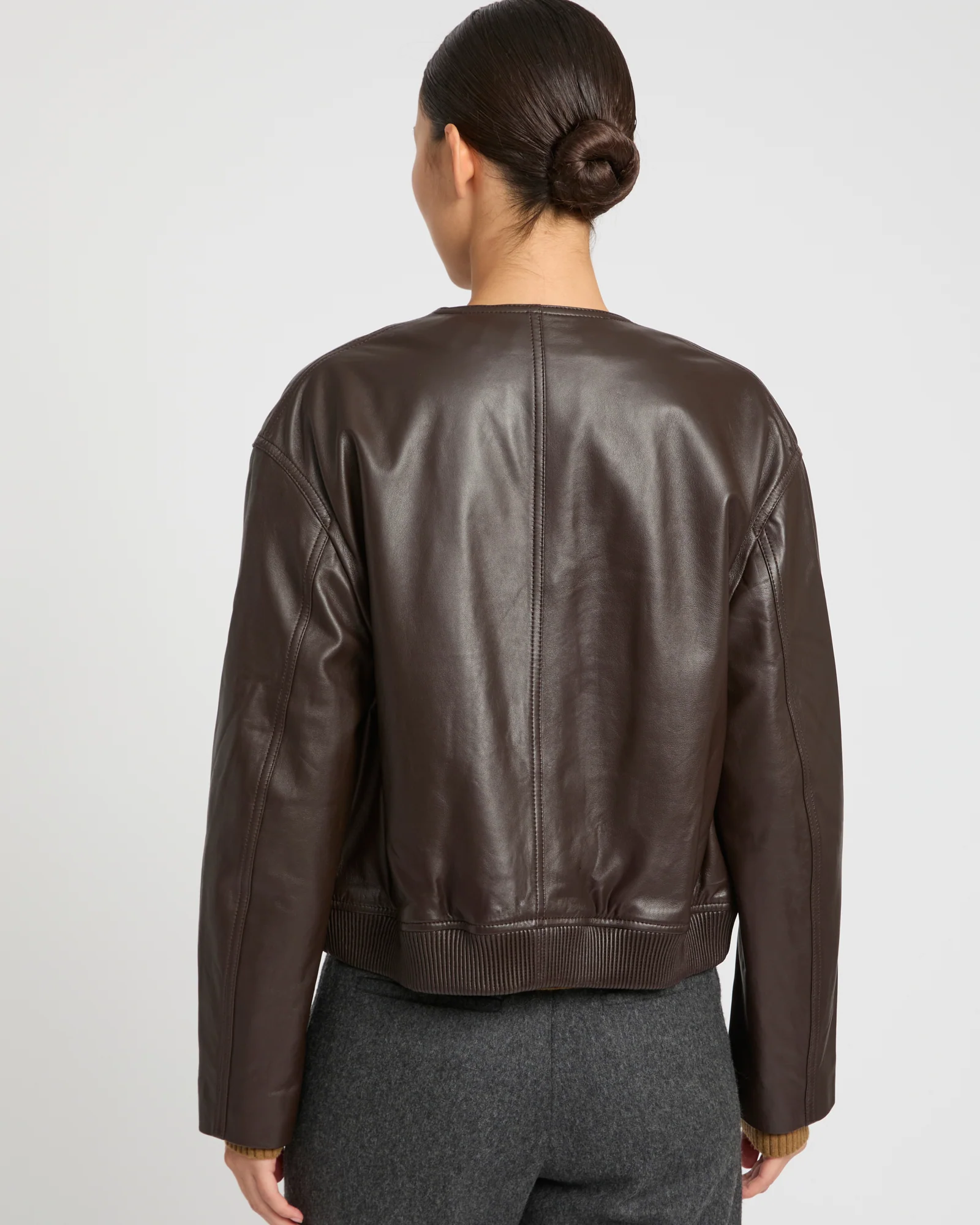 Lamb leather jacket - Image 5