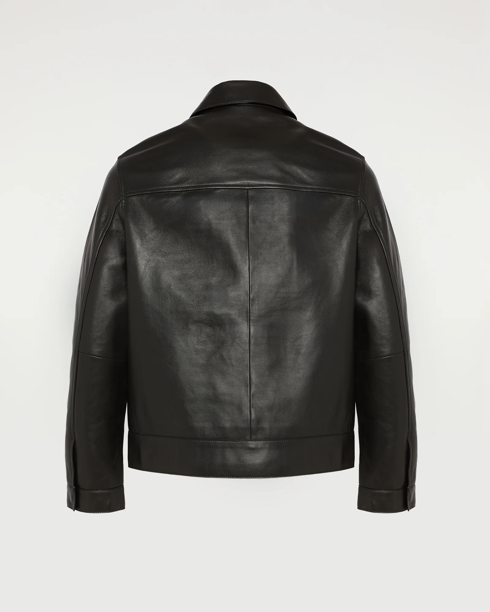 Lamb leather jacket with nappa finish - Image 7