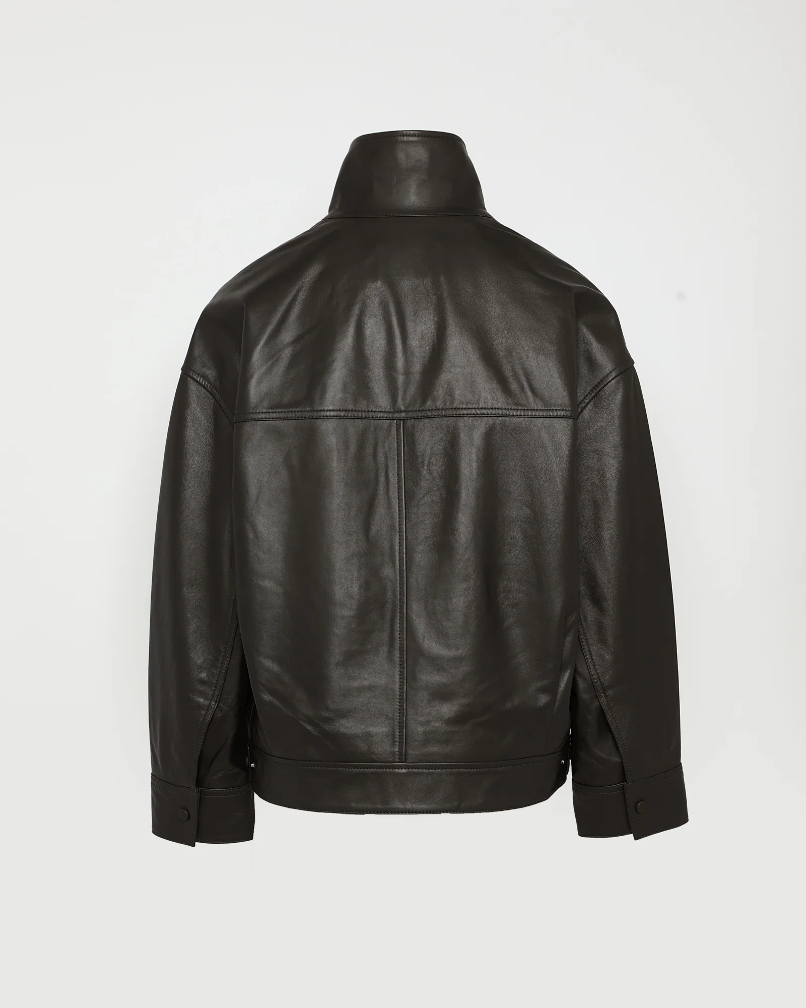 Lamb leather short jacket - Image 6