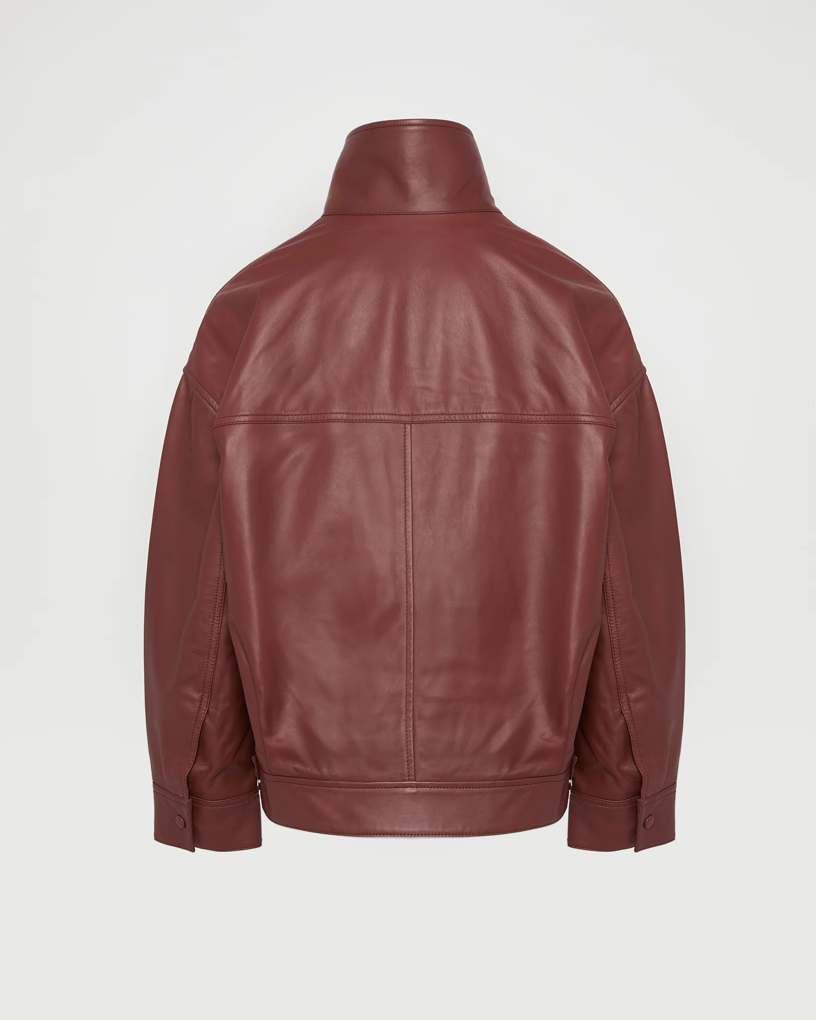 Lamb leather short jacket - Image 6