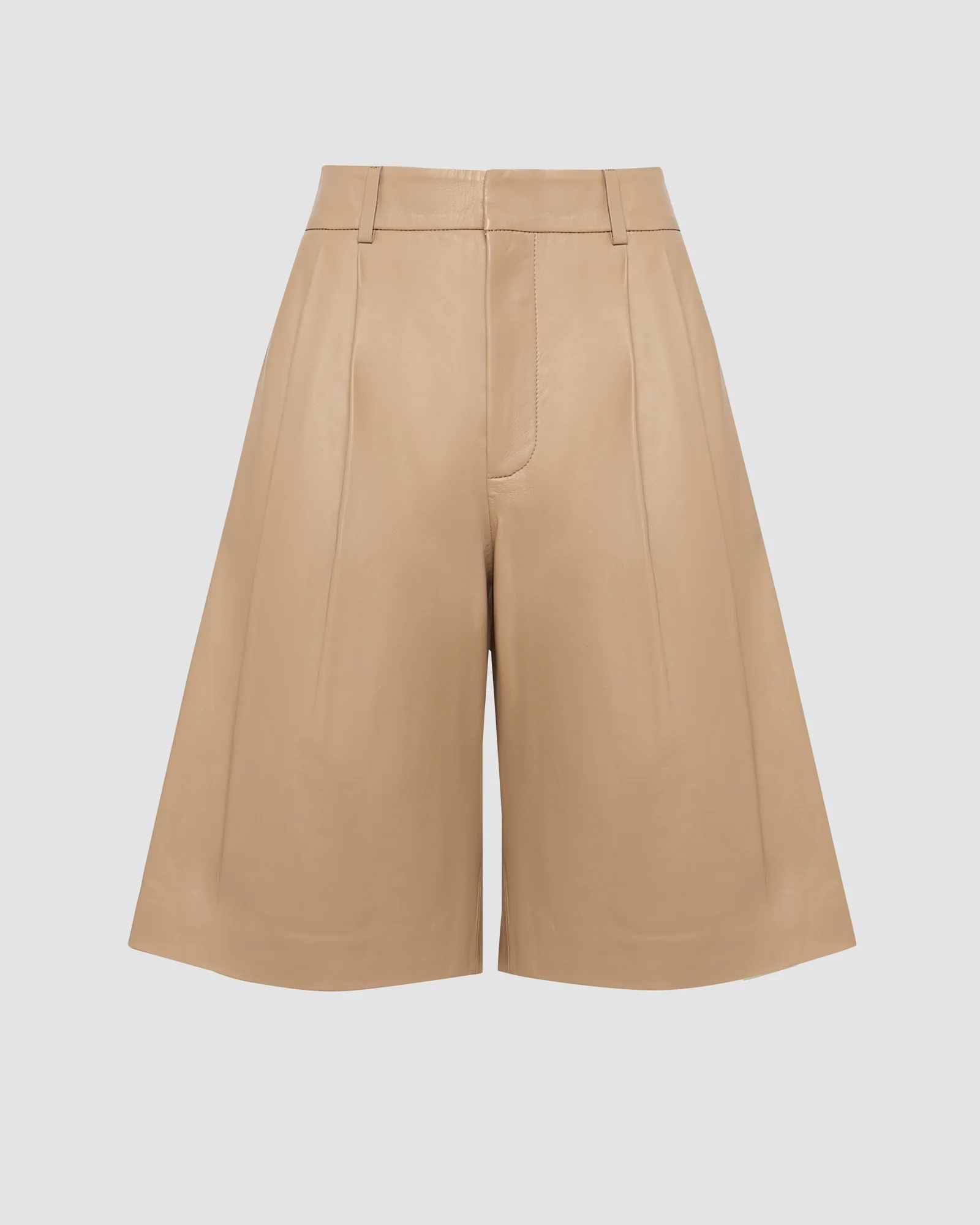 Leather Bermuda shorts - Image 4