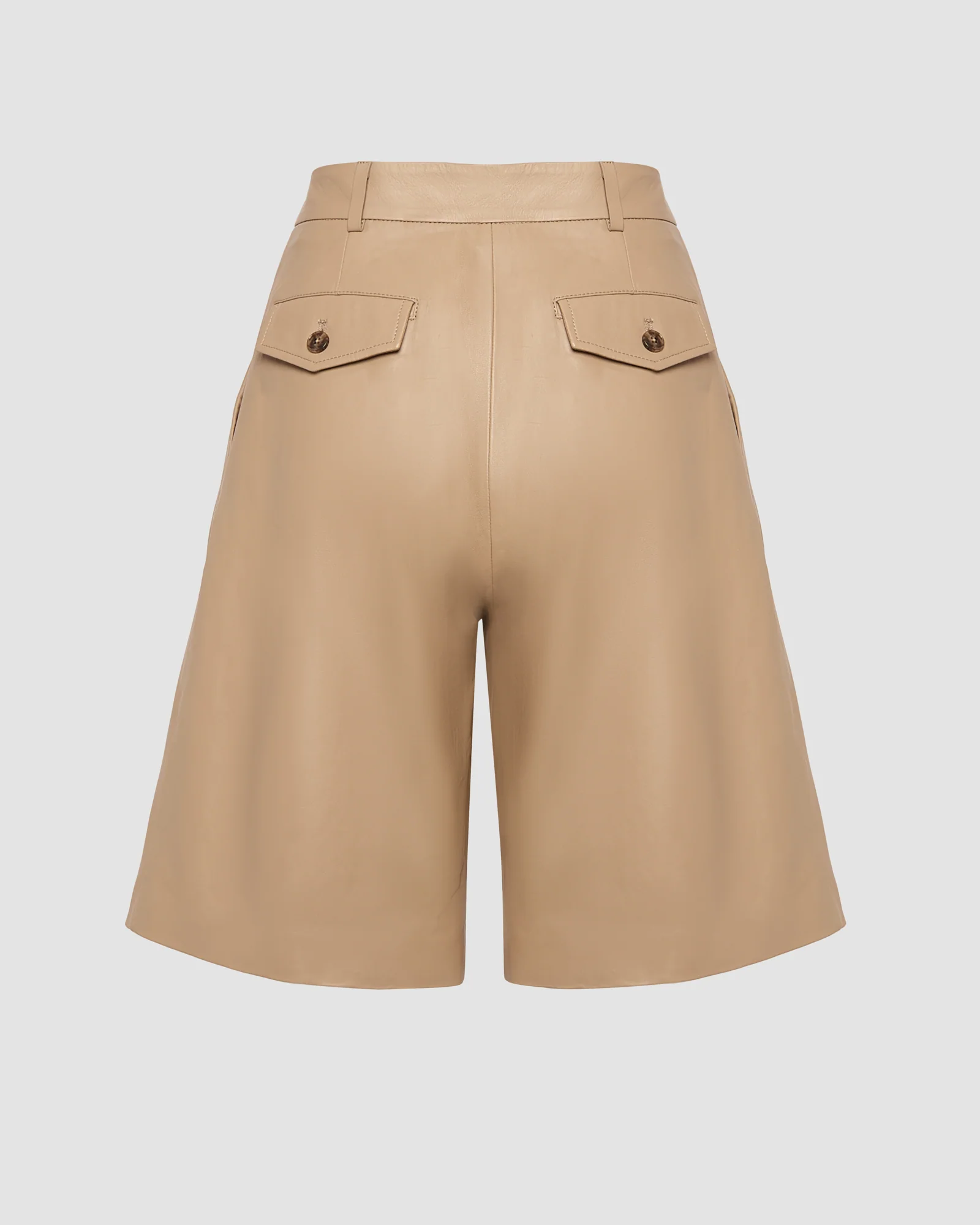 Leather Bermuda shorts - Image 5