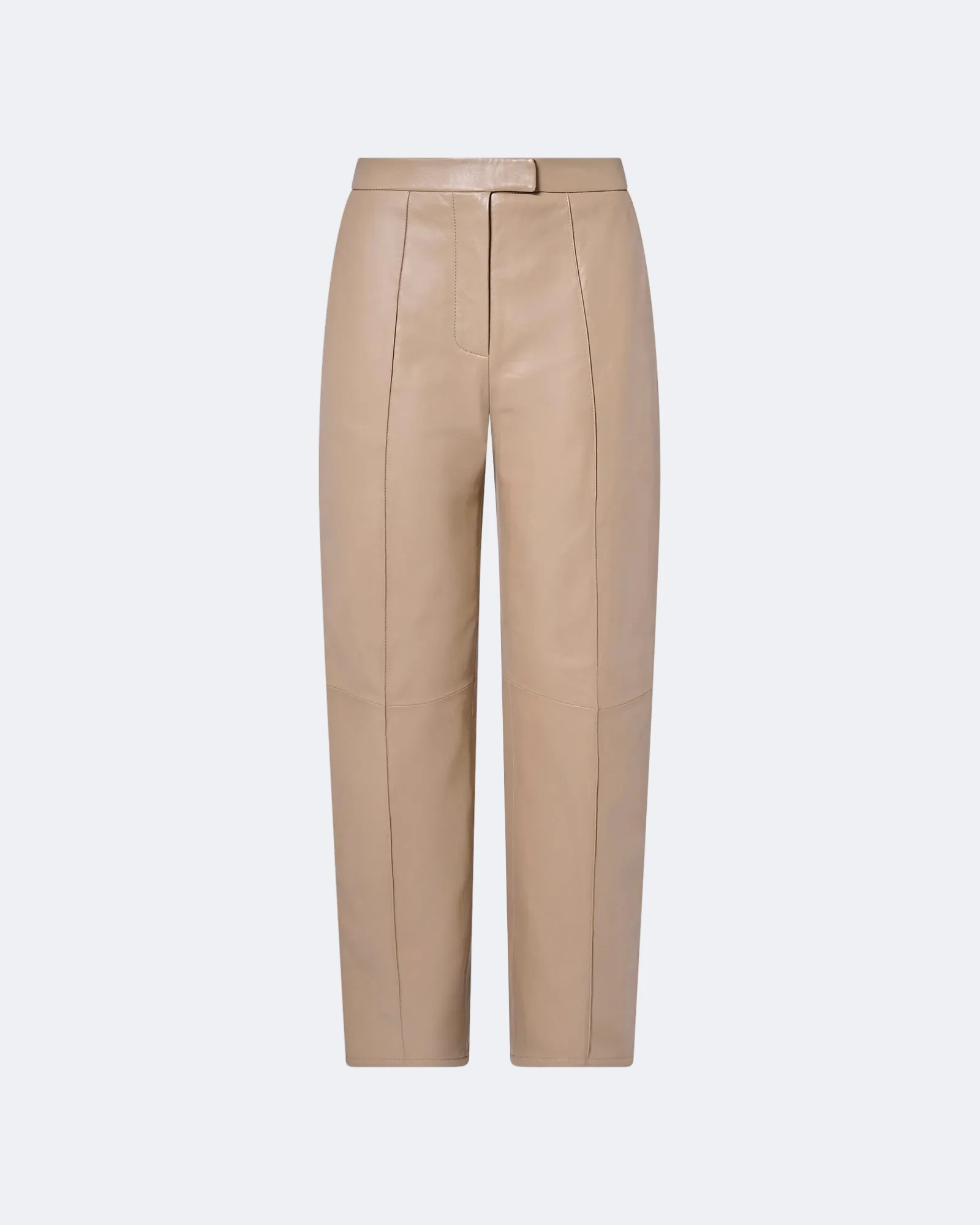 Leather tailored trousers - Image 2