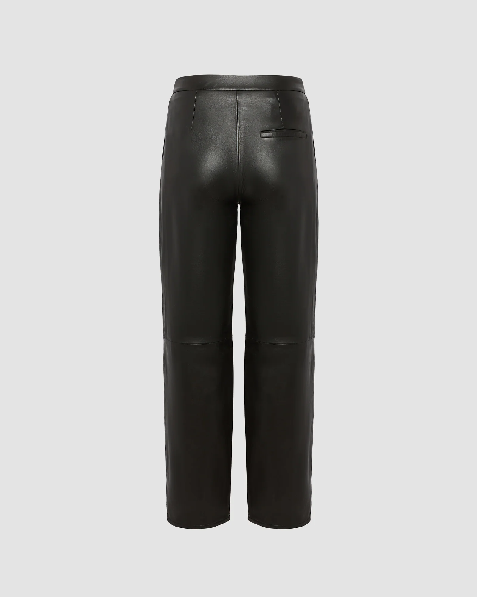 Leather tailored trousers - Image 5