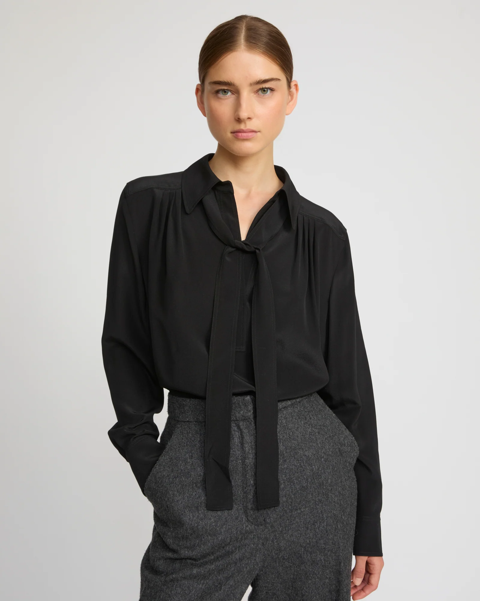 Light silk crepe blouse - Image 2