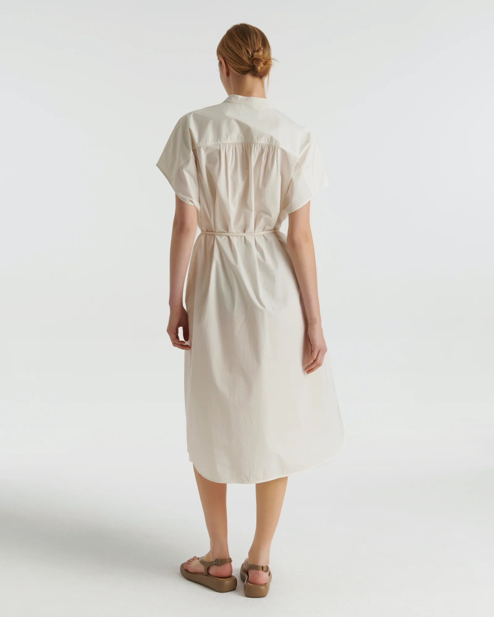 Long Cotton shirt dress - Image 4