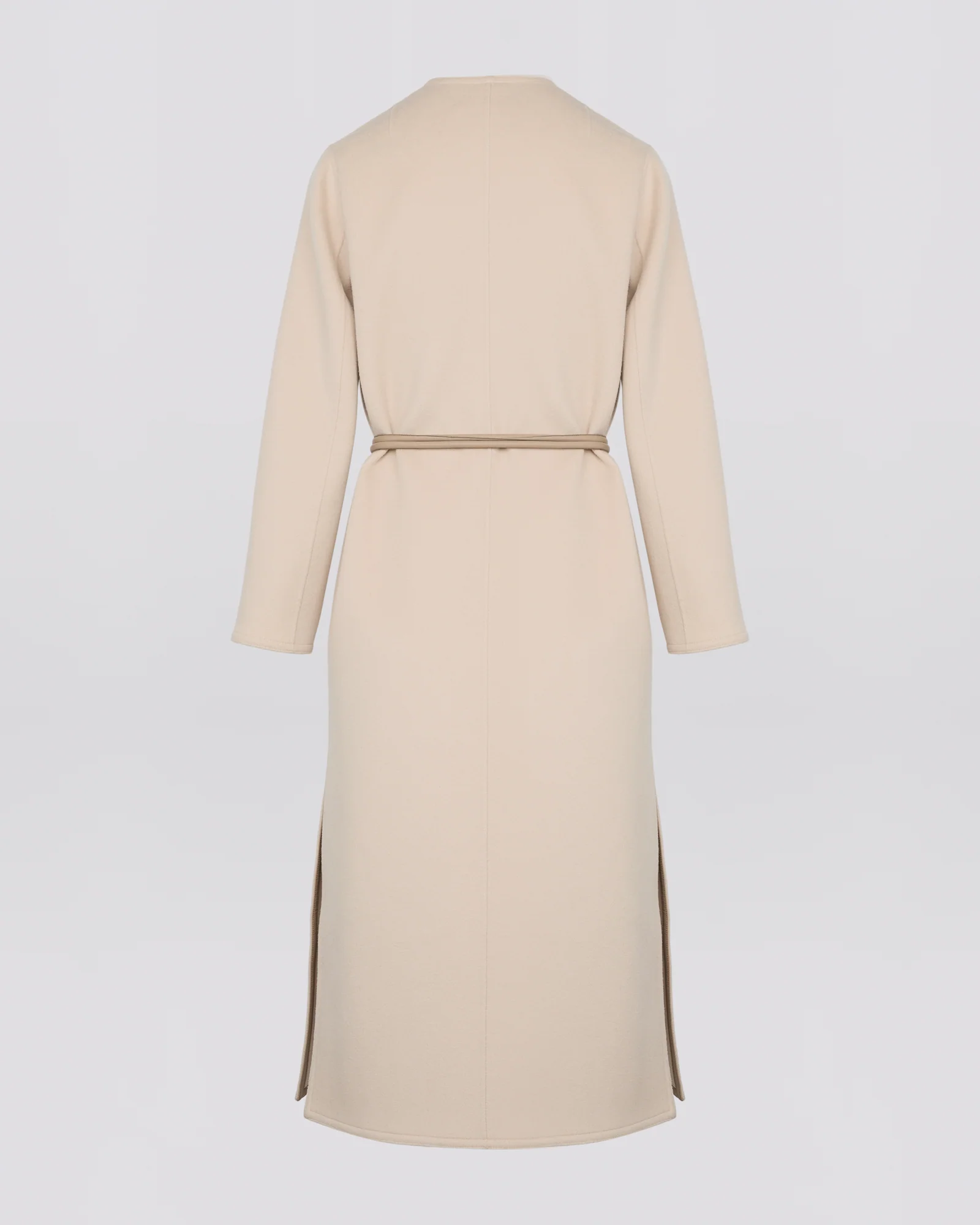 Long double-sided cashmere coat - Image 7
