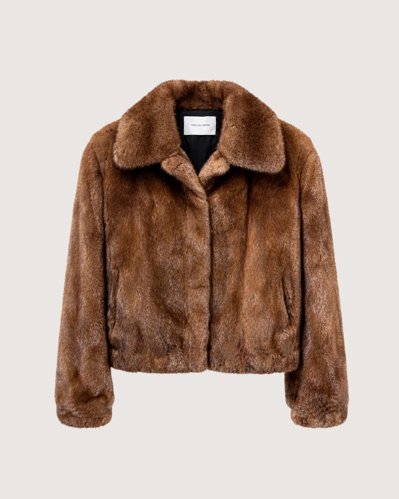 Long hair mink fur pea jacket - Image 2