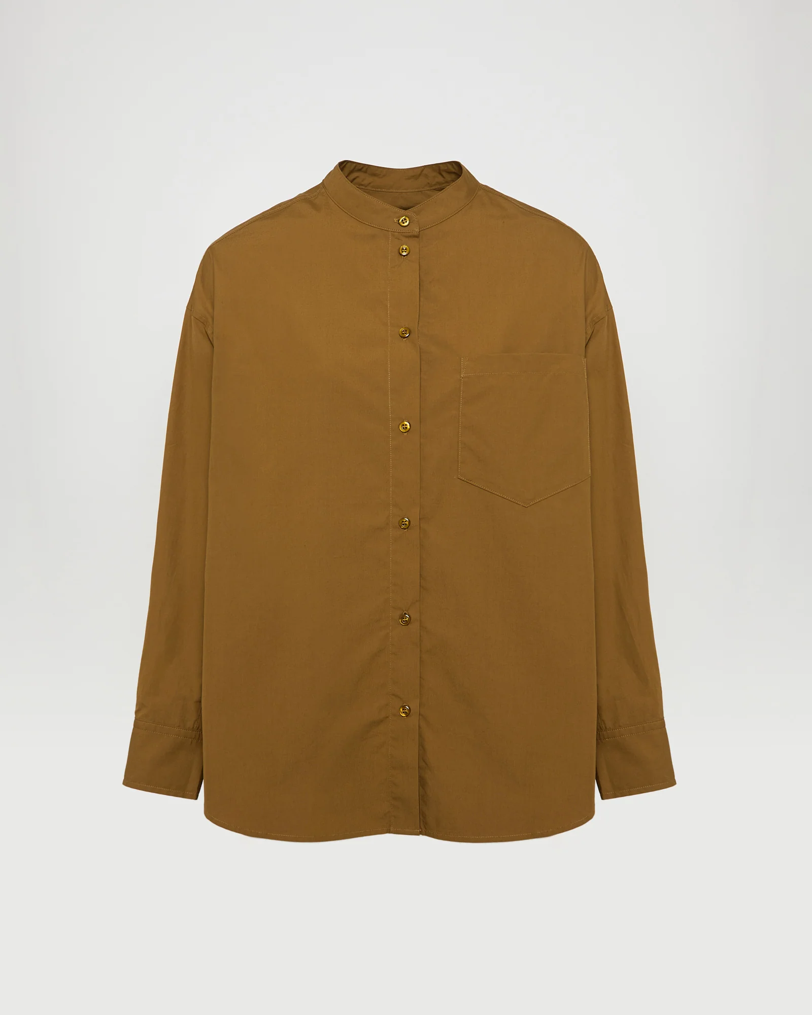 Long sleeve poplin shirt - Image 4