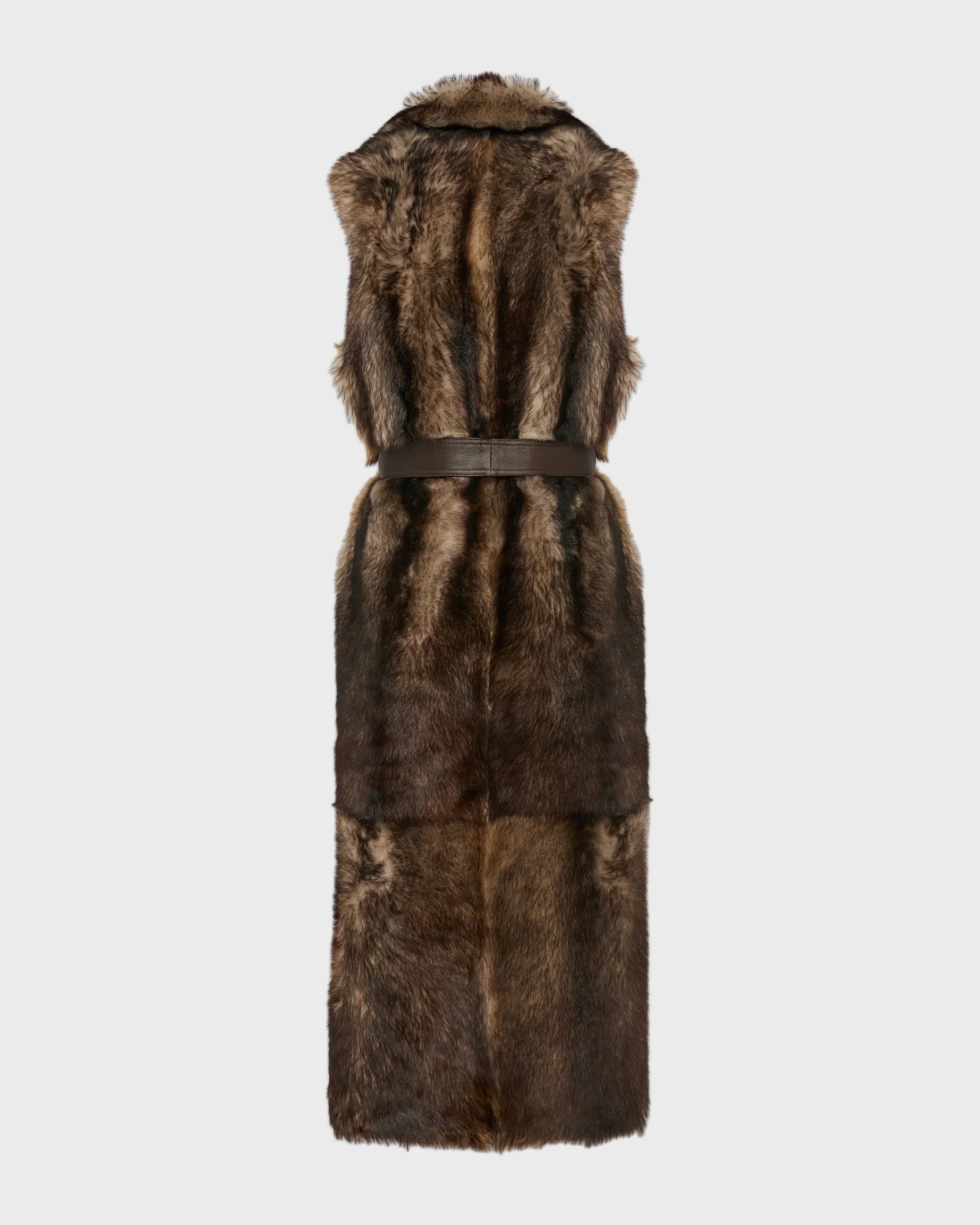 Long Toscana lambskin shearling gilet - Image 6