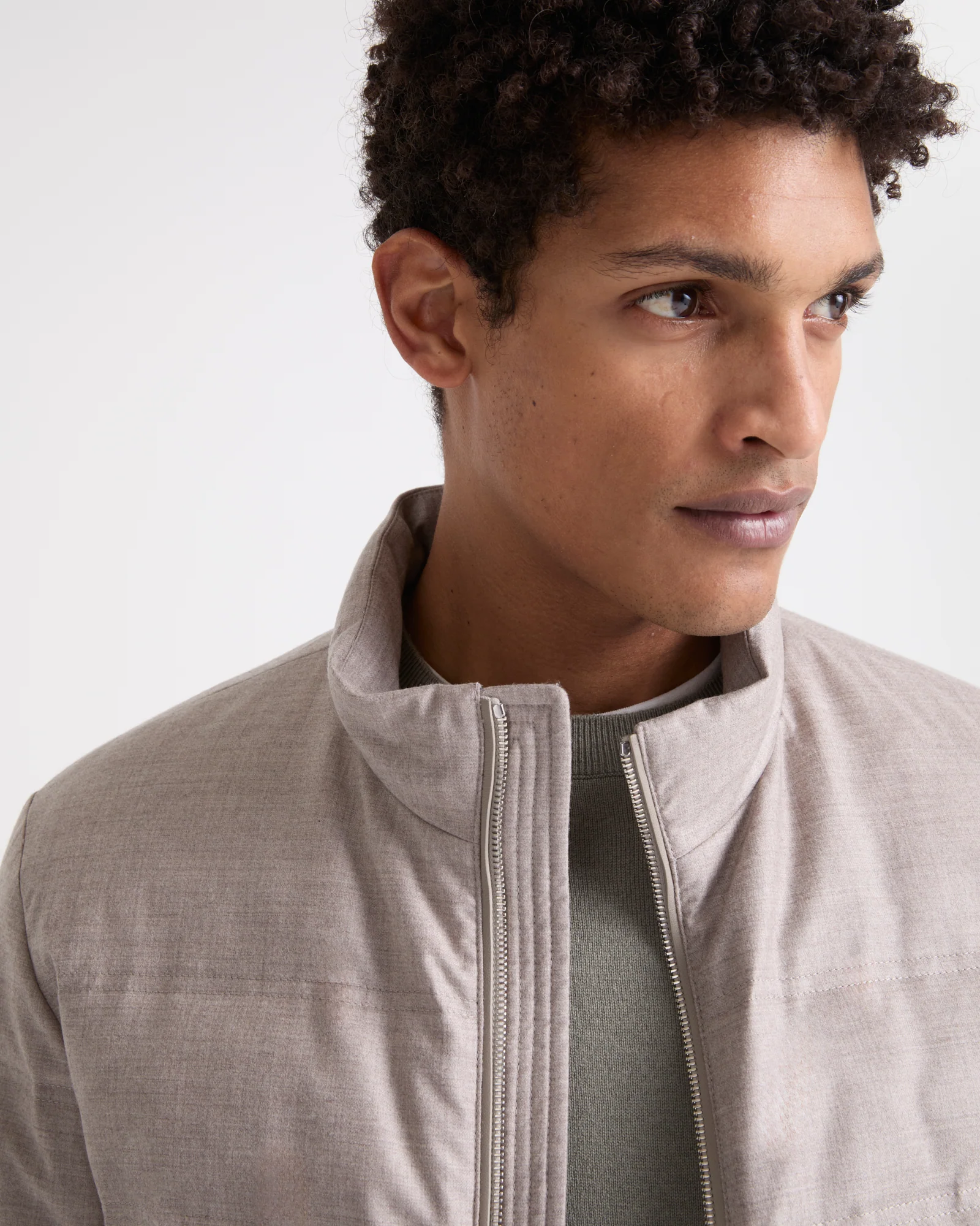 Loro Piana wool-silk fabric down jacket - Image 3