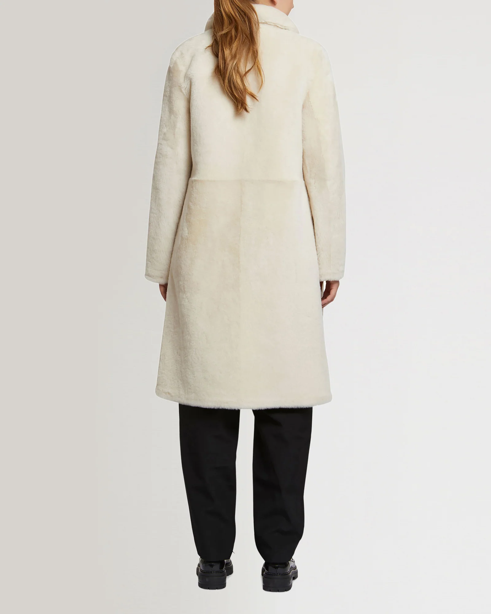 Reversible merino shearling coat - Image 2