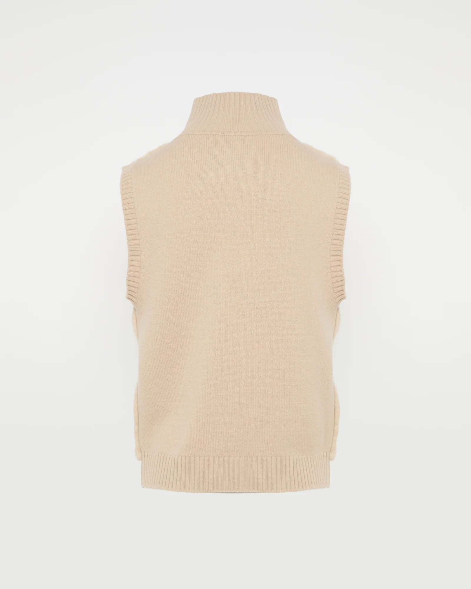 Merino knit and mink fur gilet - Image 6