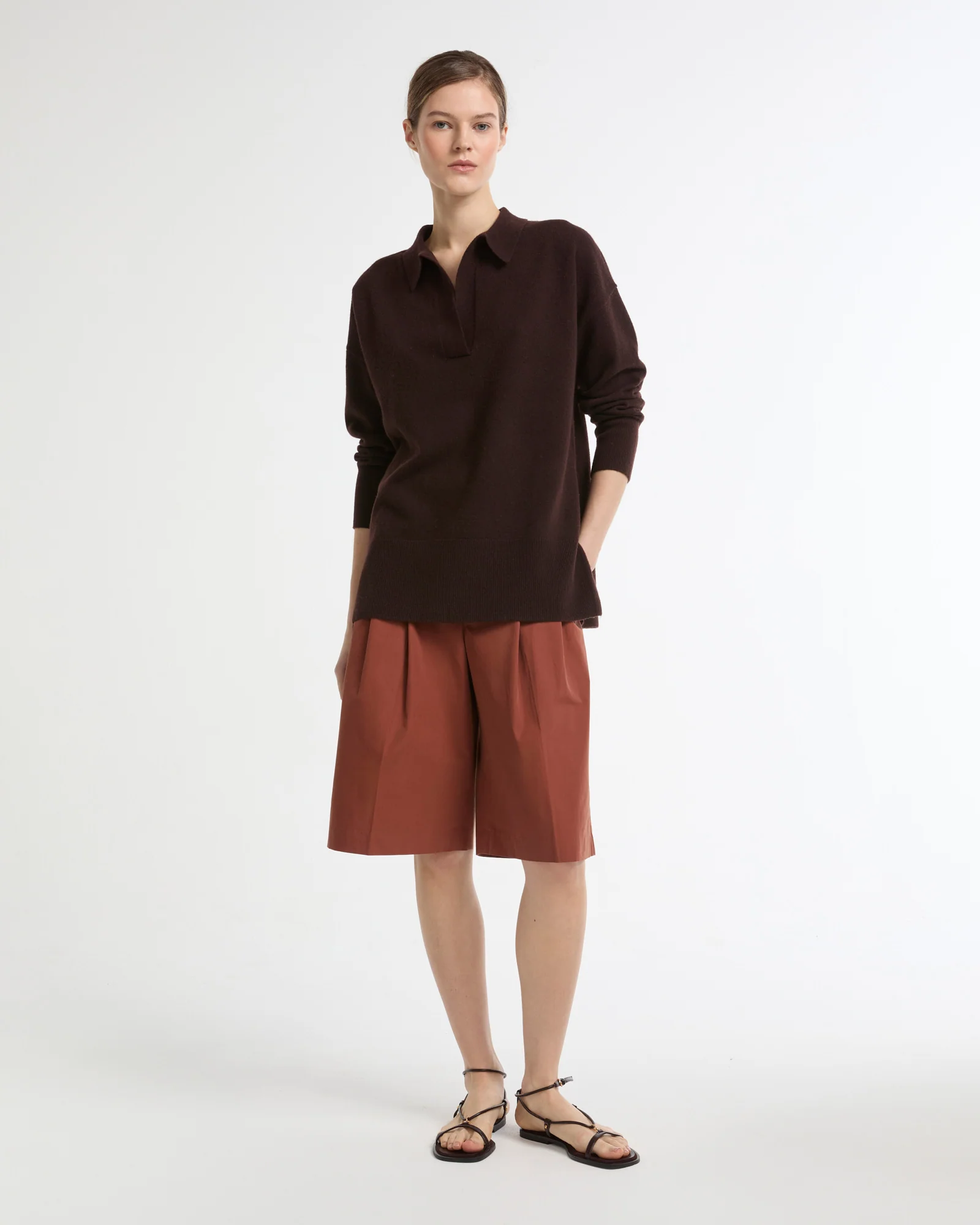 Merino knit polo shirt - Image 2