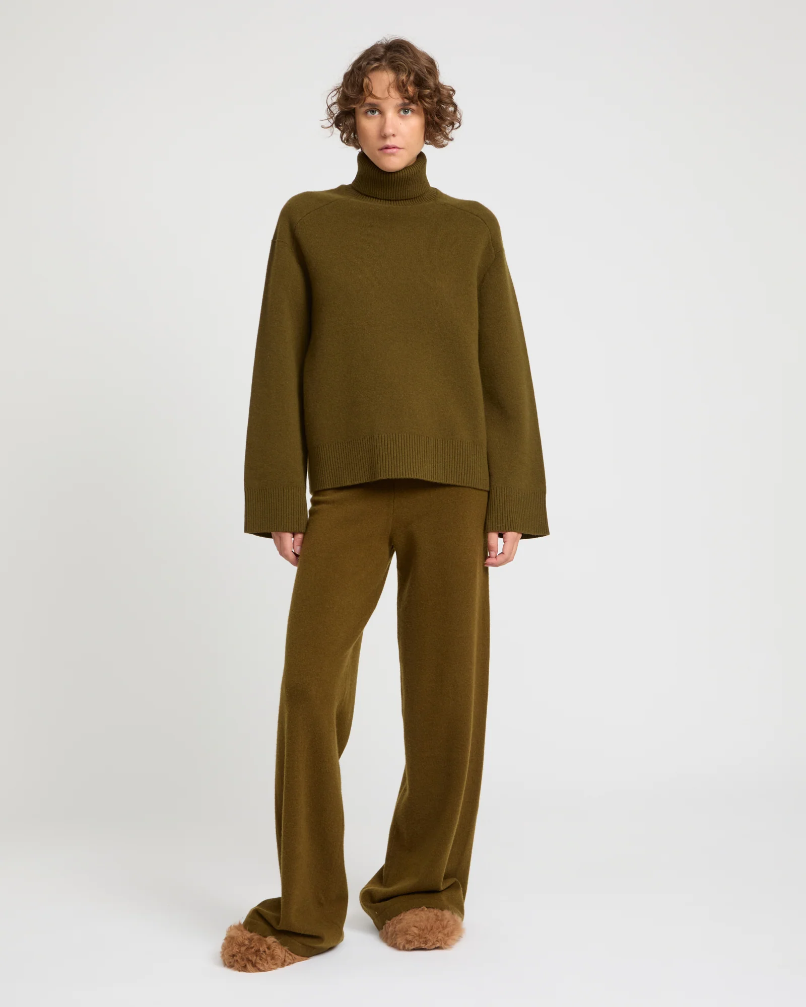 Merino knit wide leg trousers - Image 2