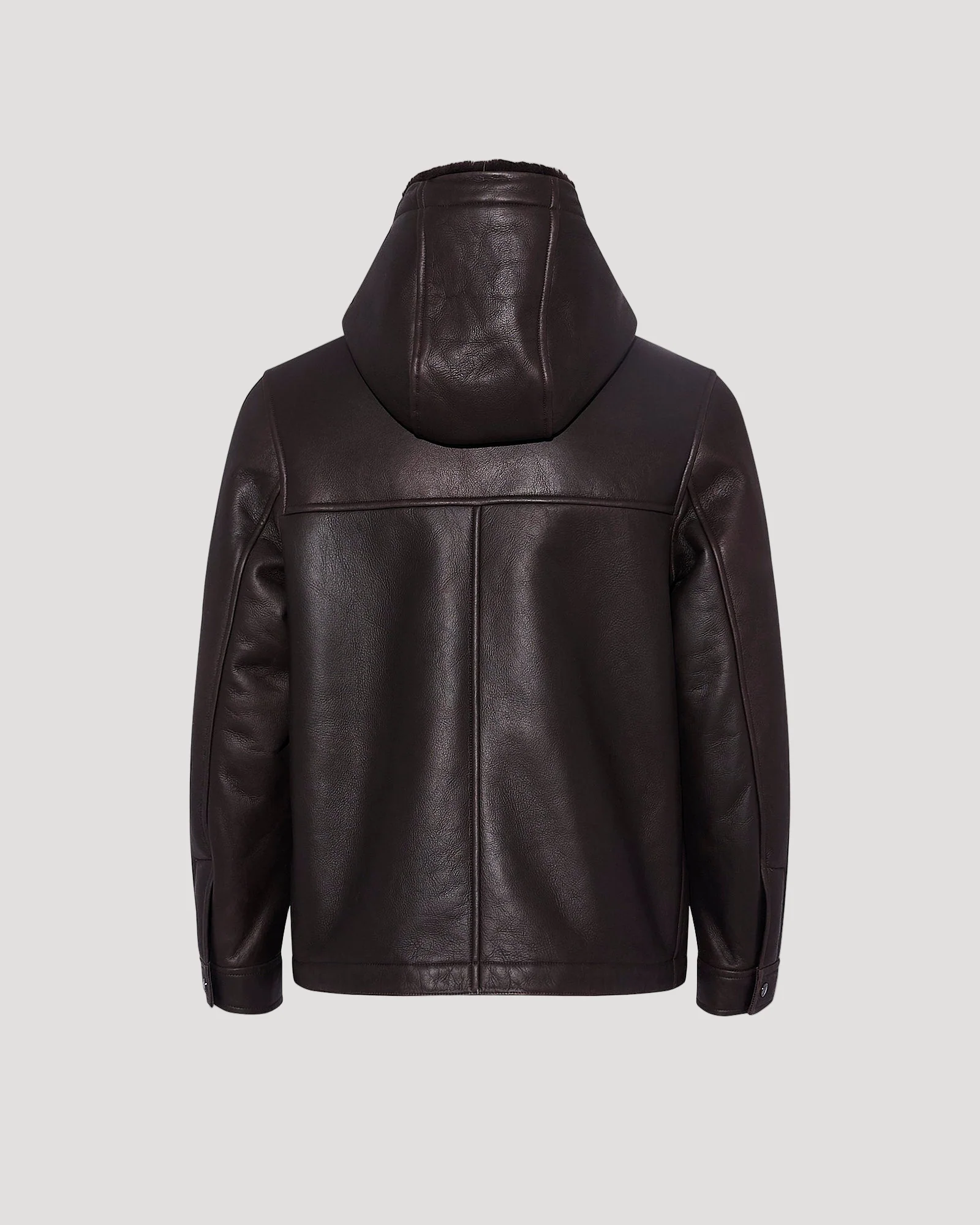 Merino lambskin shearling hoodie - Image 6