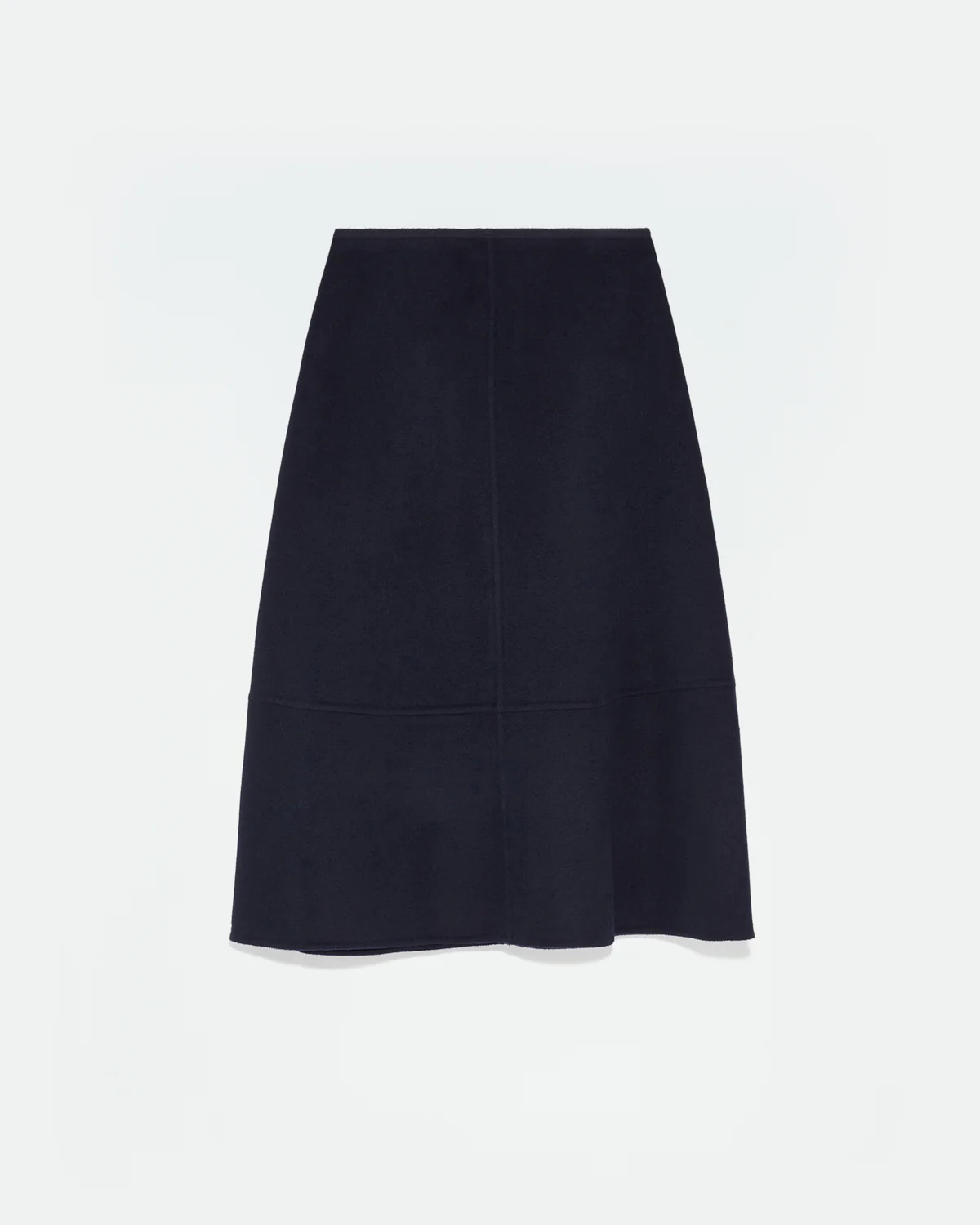 Midi skirt in cashmere wool - Image 5