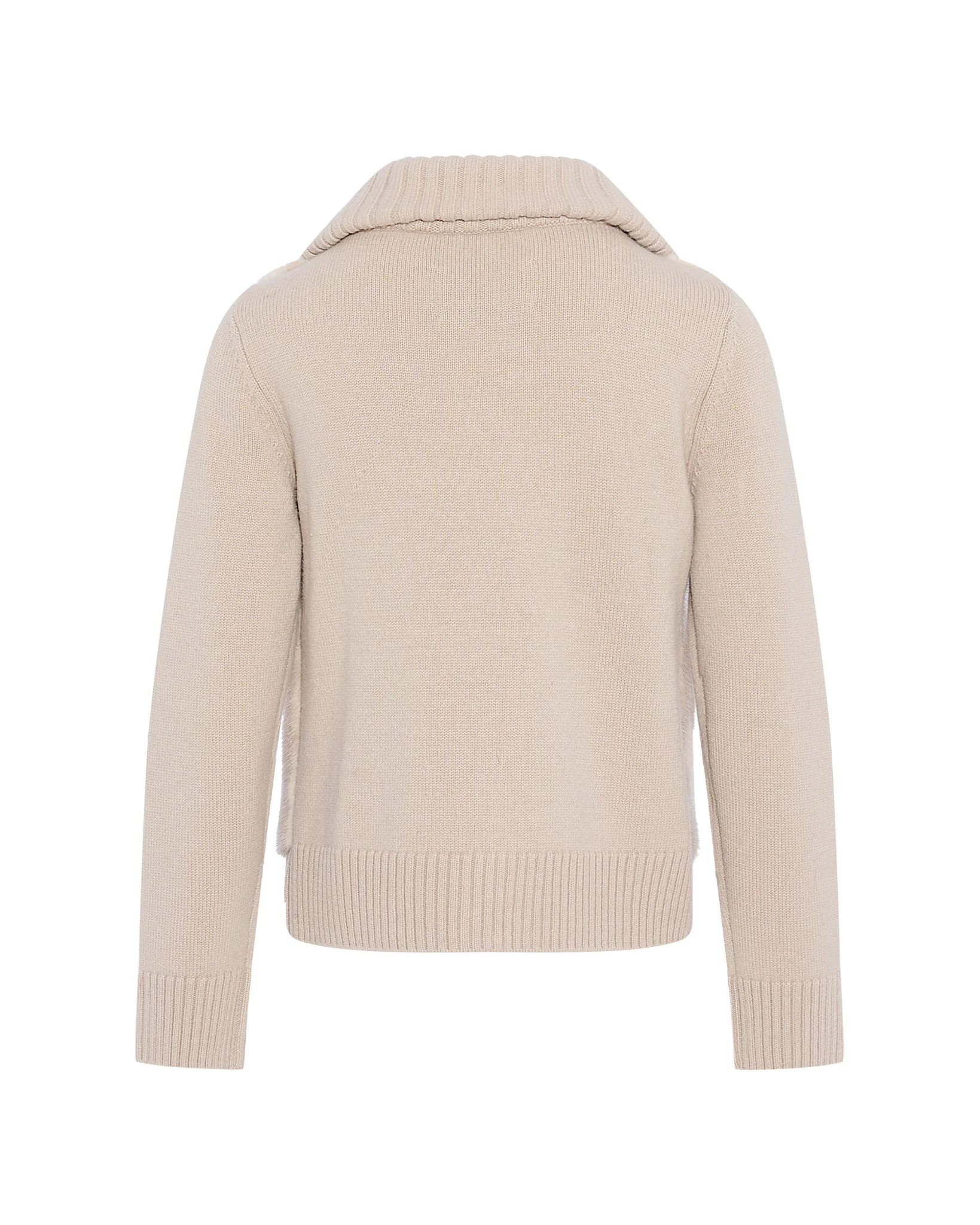 Mink fur and Merino knit jacket - Image 5