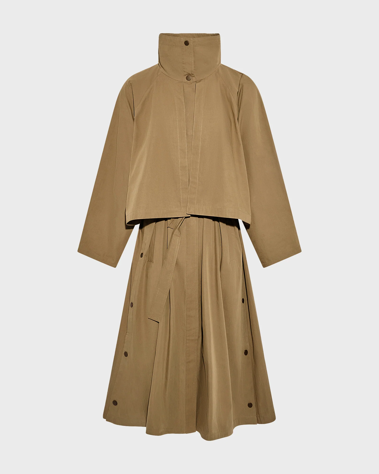 Oversized maxi cotton trench - Image 5