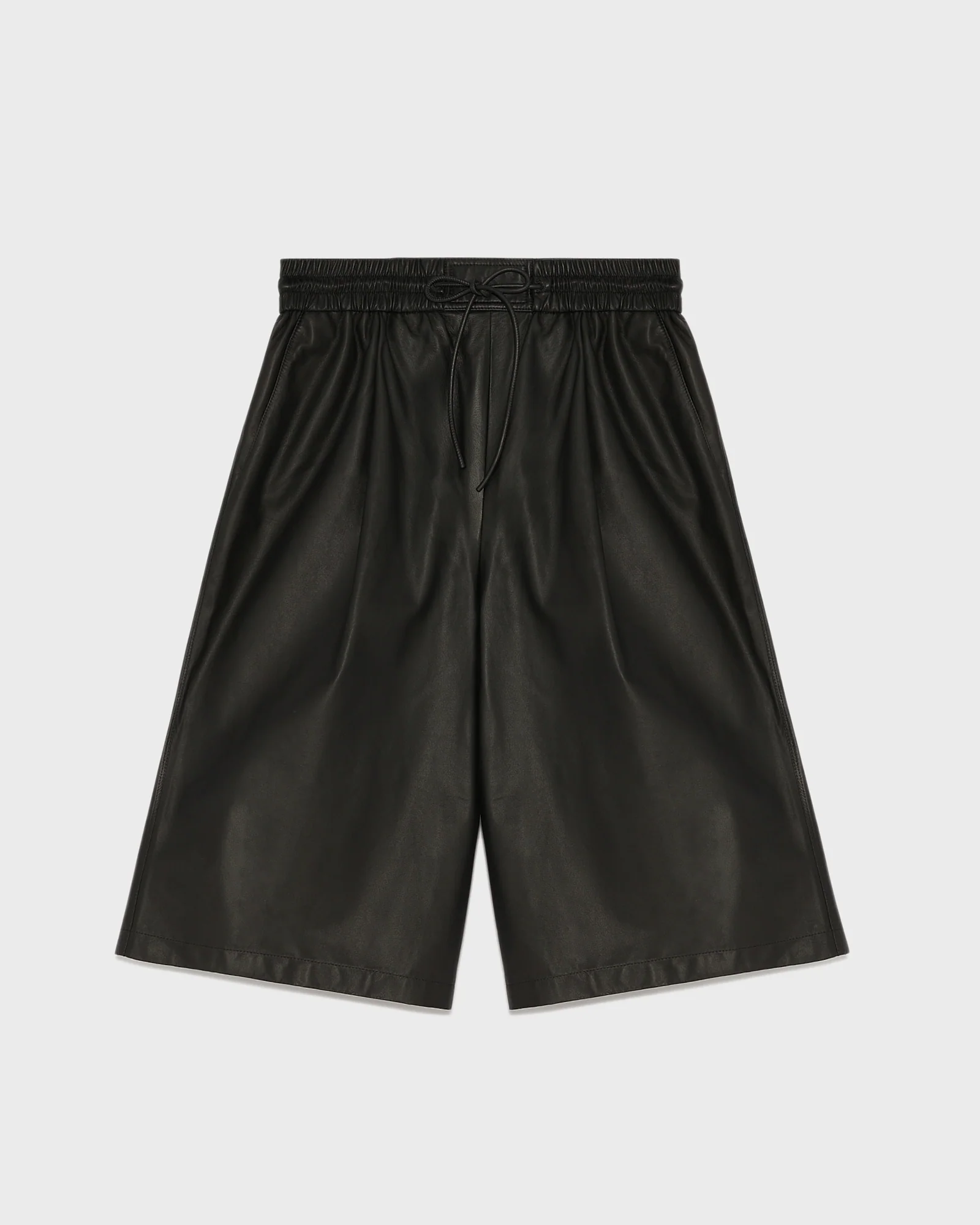 Lamb leather bermuda shorts - Image 5