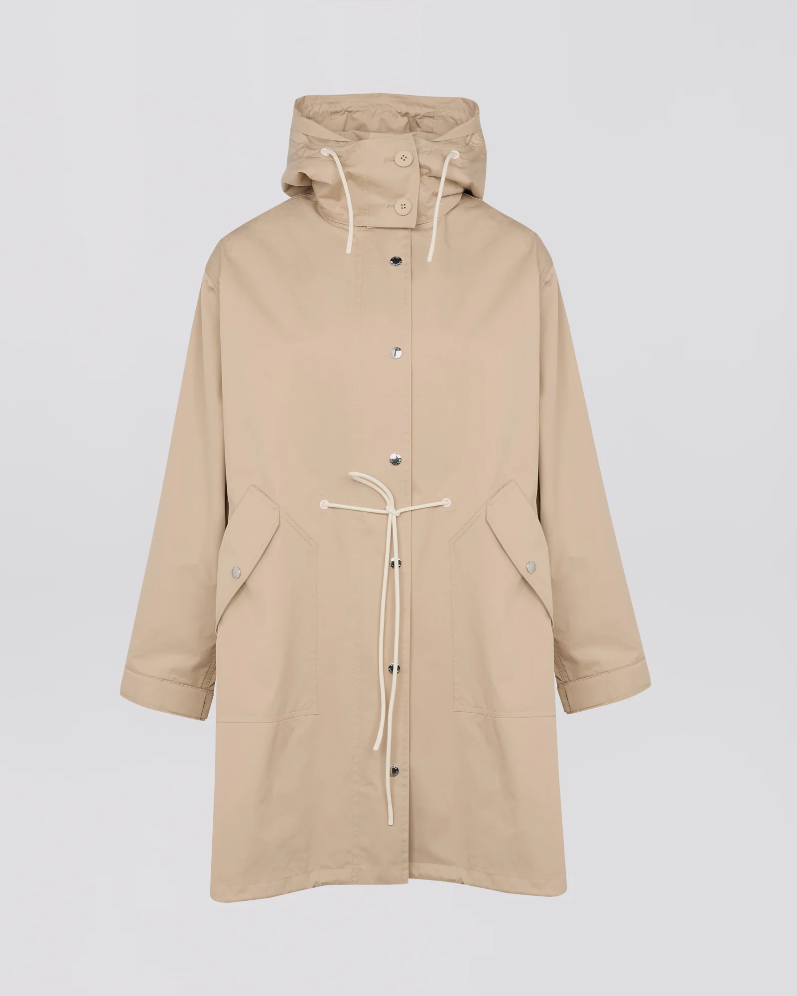 Short fishtail parka in technical fabric - Image 4
