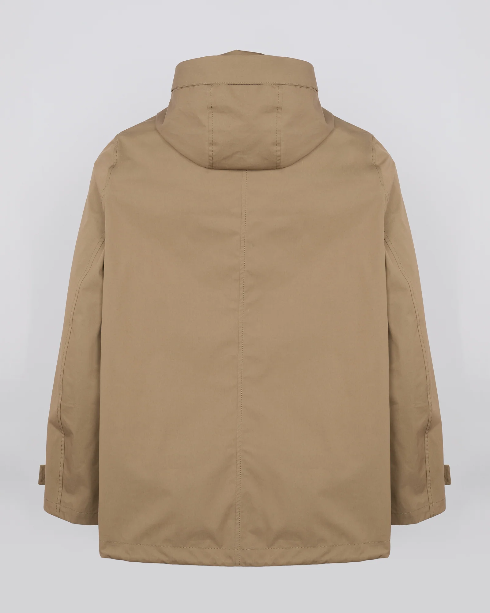 Short parka in technical cotton-mix fabric - Image 6