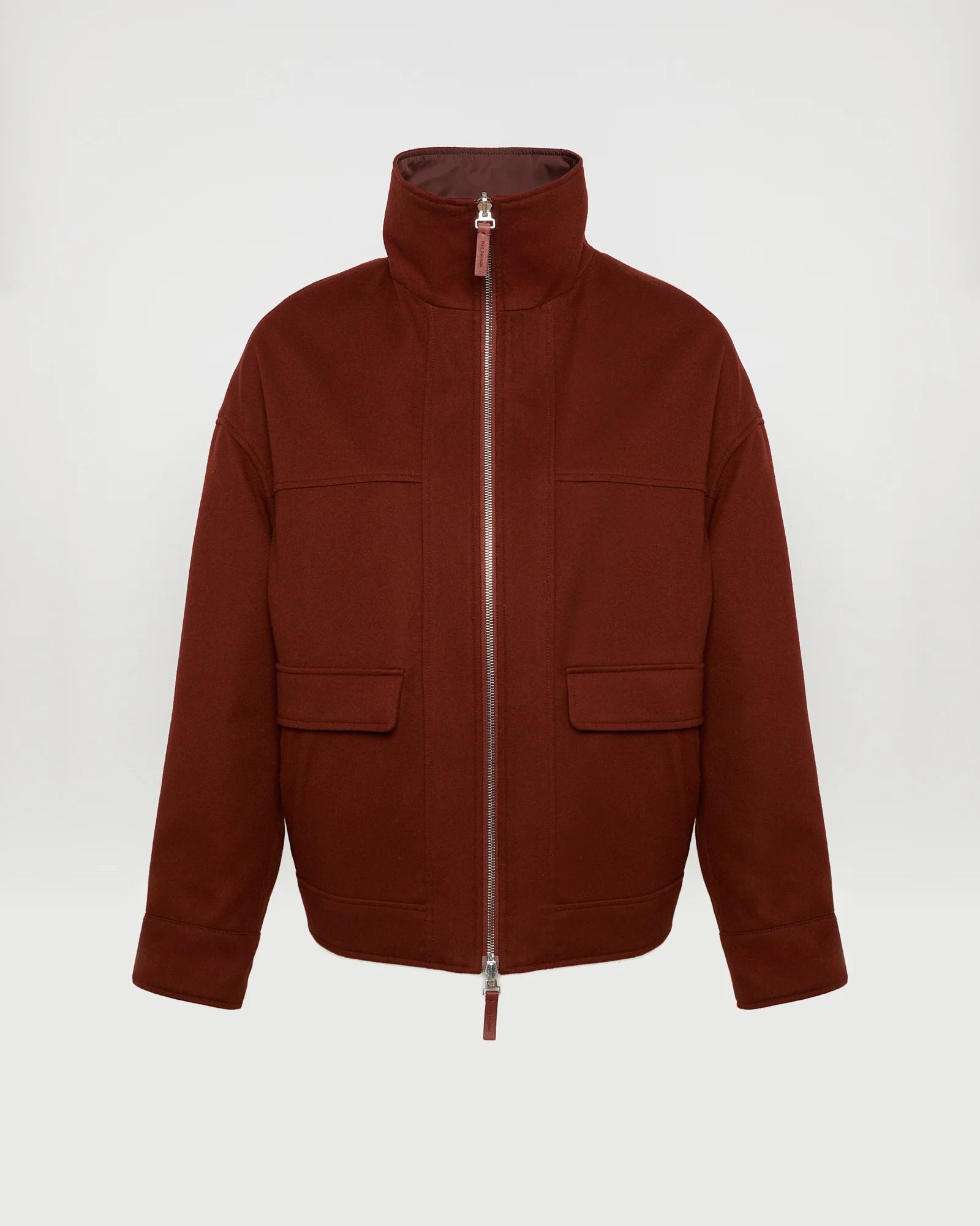 Reversible jacket in Loro Piana fabric & waterproof technical fabric - Image 5