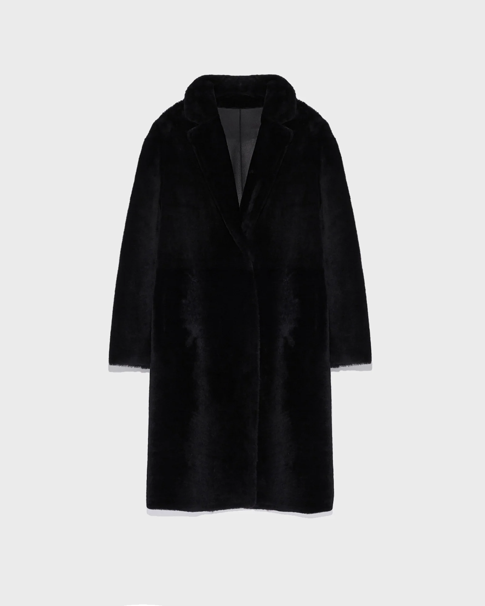 Reversible merino shearling coat - Image 6