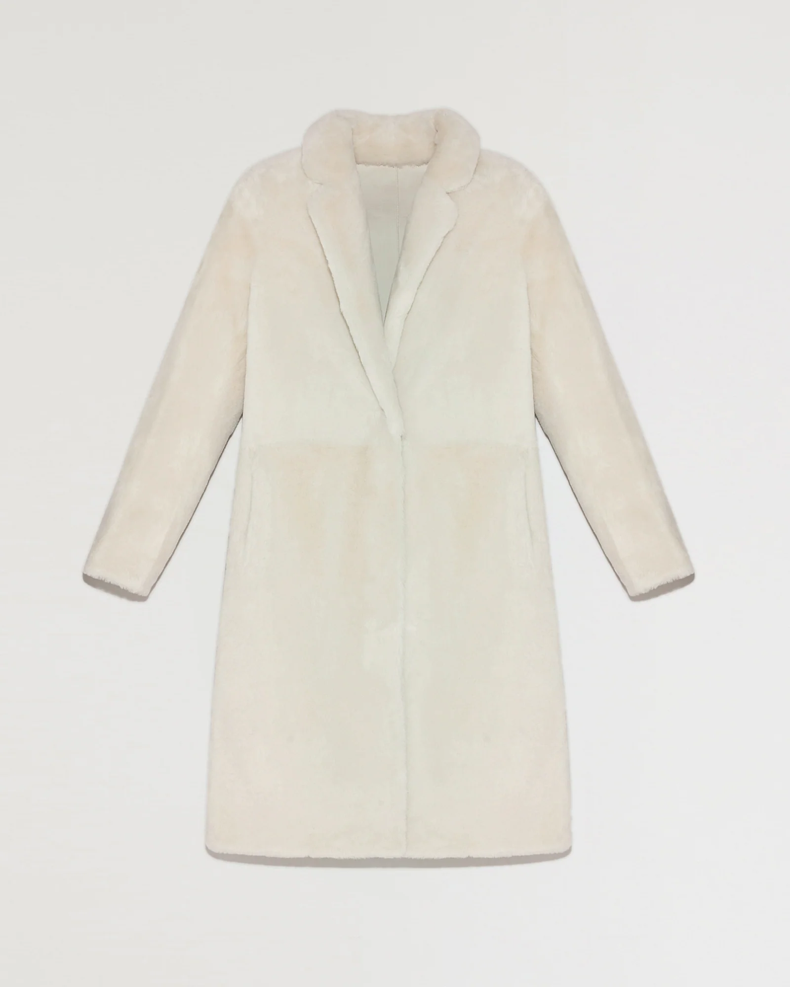 Reversible merino shearling coat - Image 5