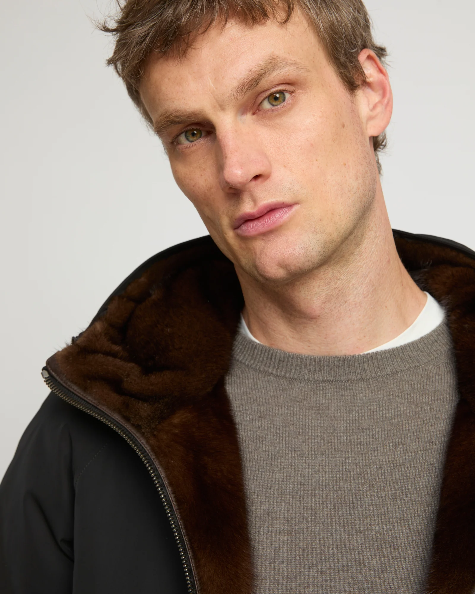Reversible mink fur parka - Image 3