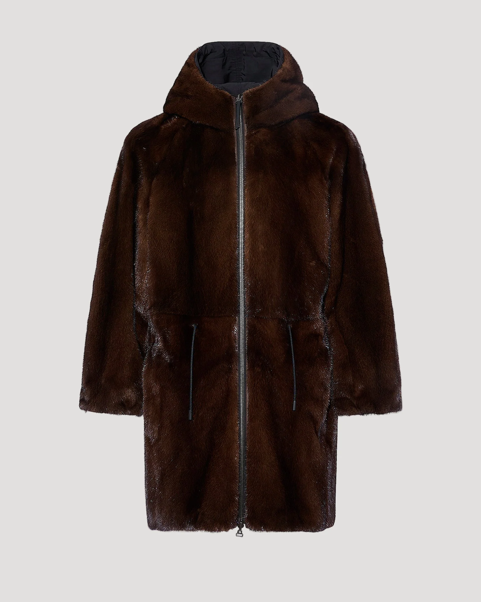 Reversible mink fur parka - Image 8