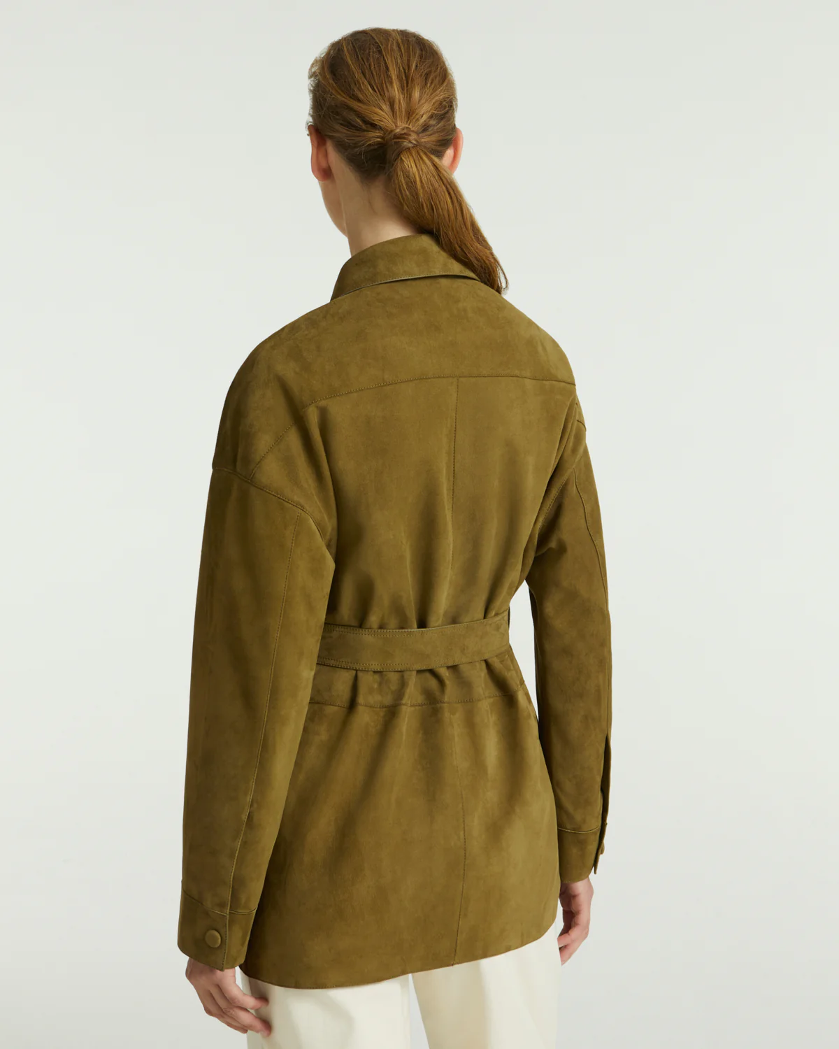 Safari jacket in double-sided velour lamb leather - Image 5