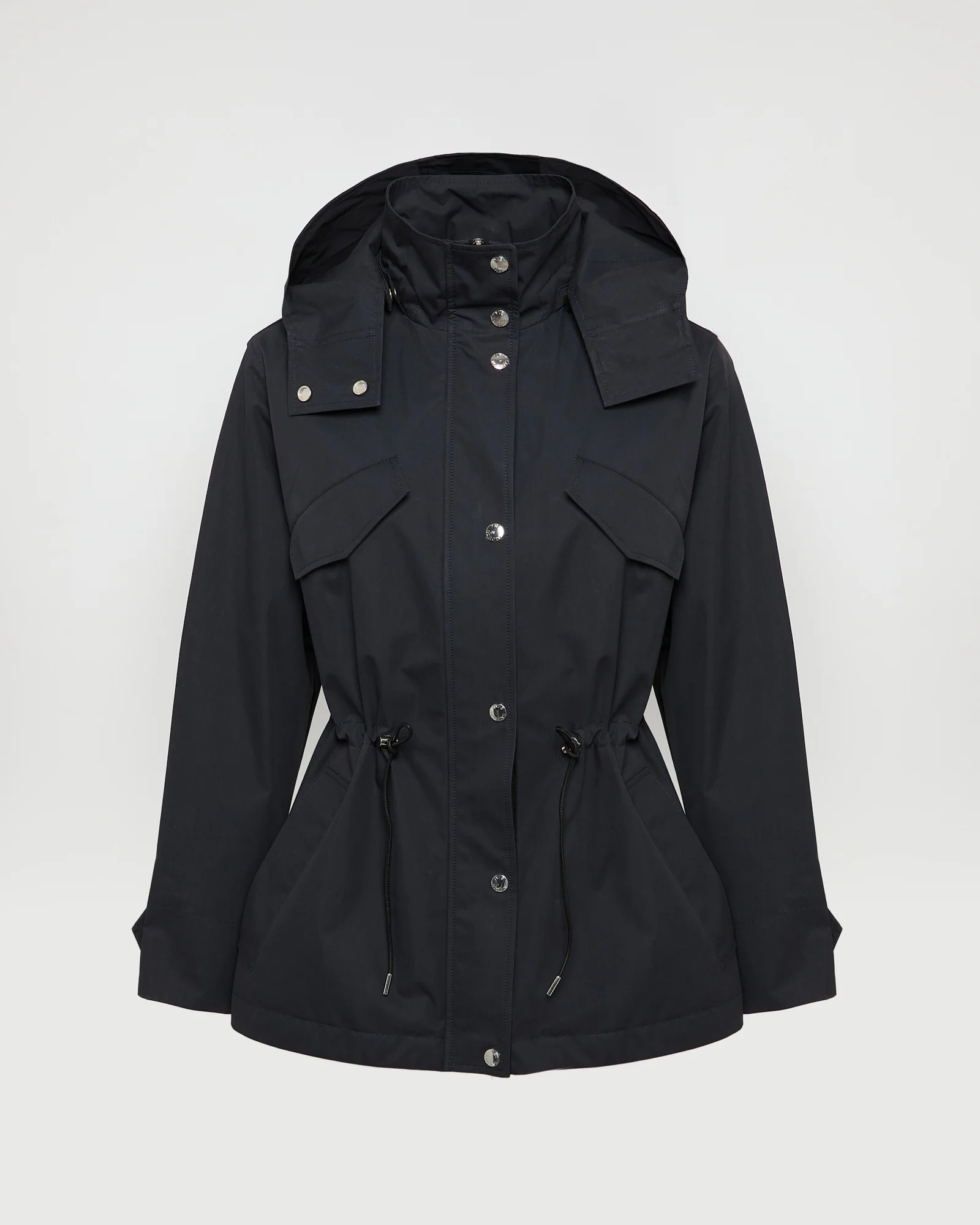 Safari parka in waterproof cotton-blend and leather - Image 5