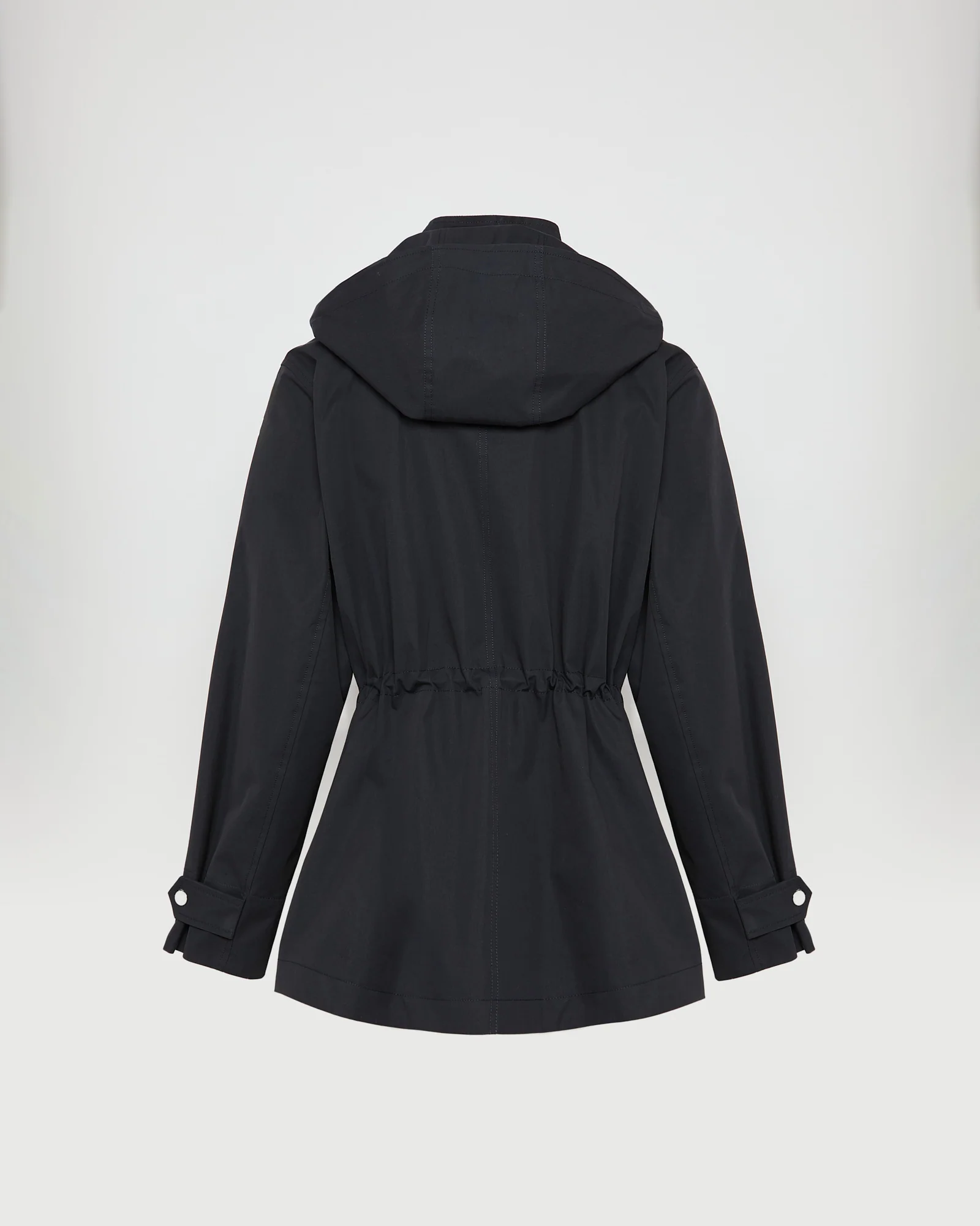 Safari parka in waterproof cotton-blend and leather - Image 6