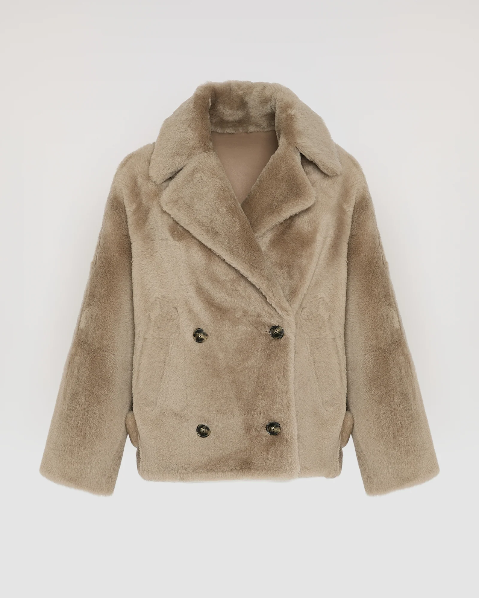 Shearling pea jacket - Image 5