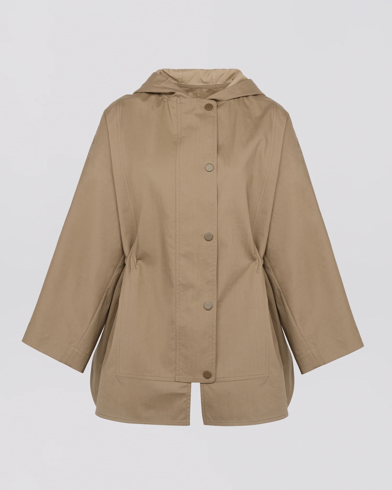 Short double-sided cotton cape - Image 4