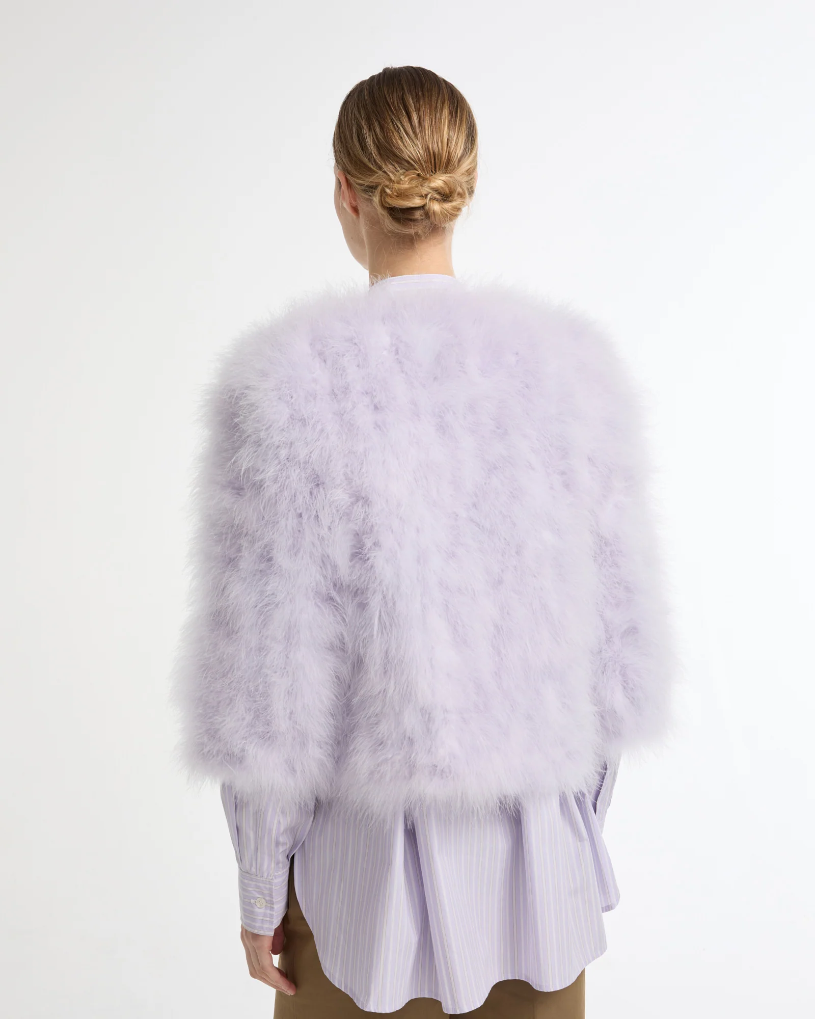 Short feather jacket - Image 4