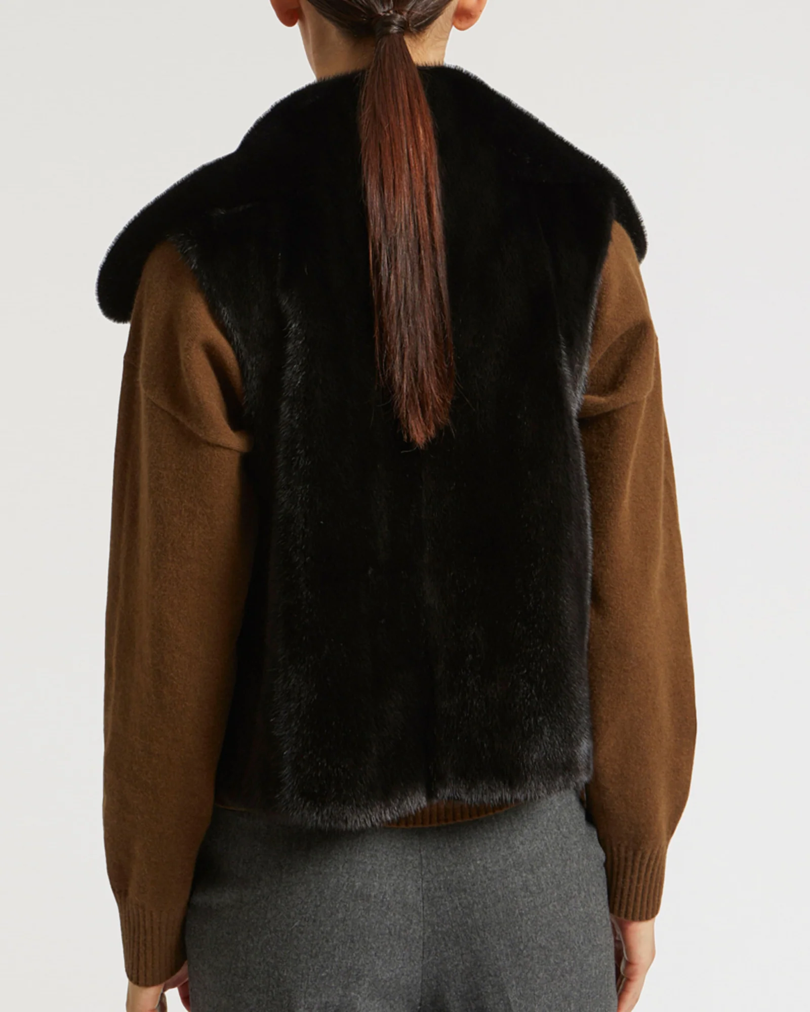 Short jacket in long-haired mink fur - Image 6