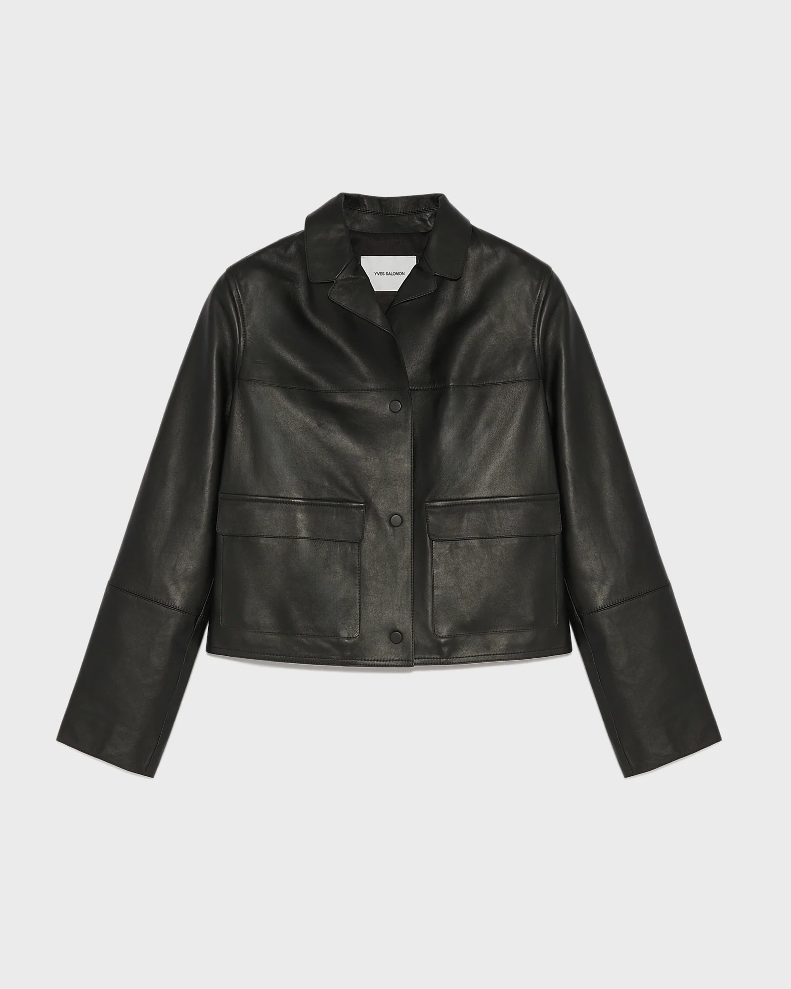 Short lamb leather jacket - Image 4
