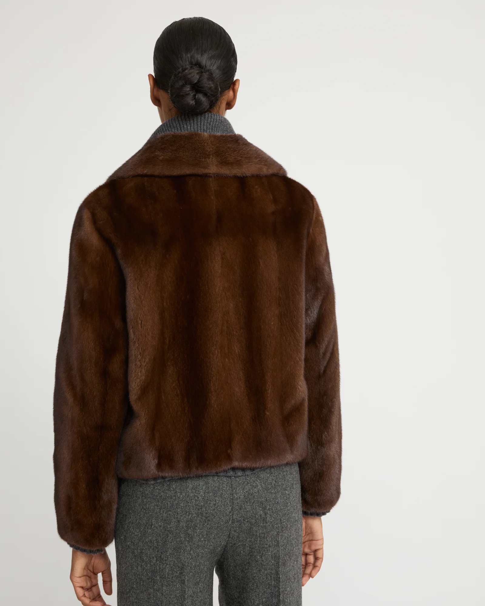 Short jacket in long-haired mink fur - Image 6