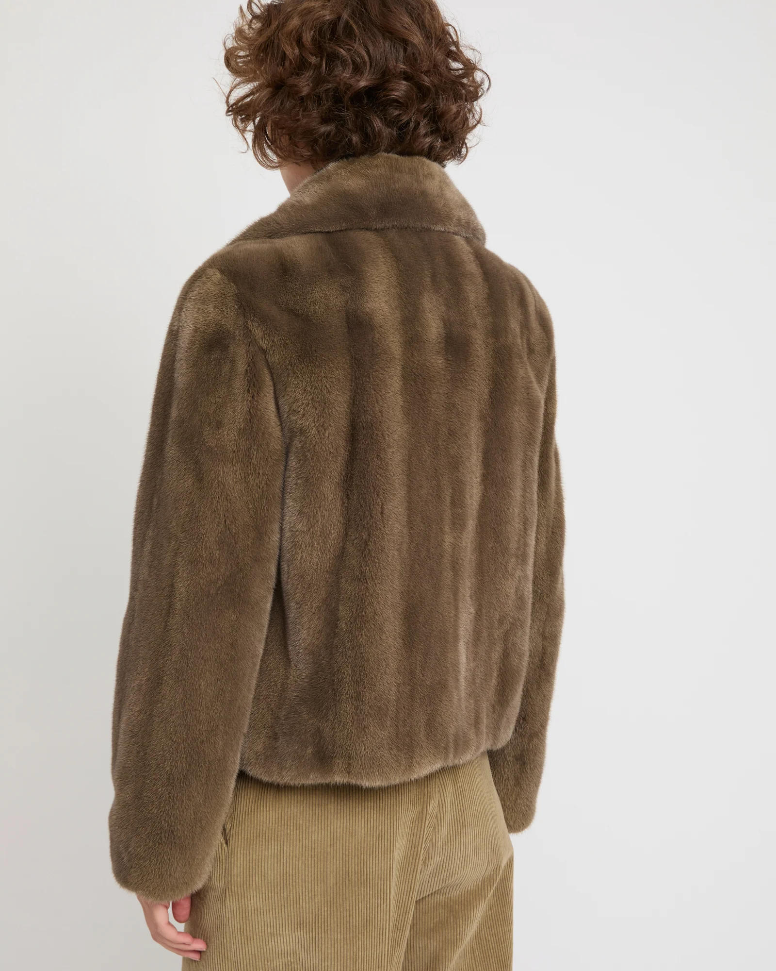 Short jacket in long-haired mink fur - Image 5