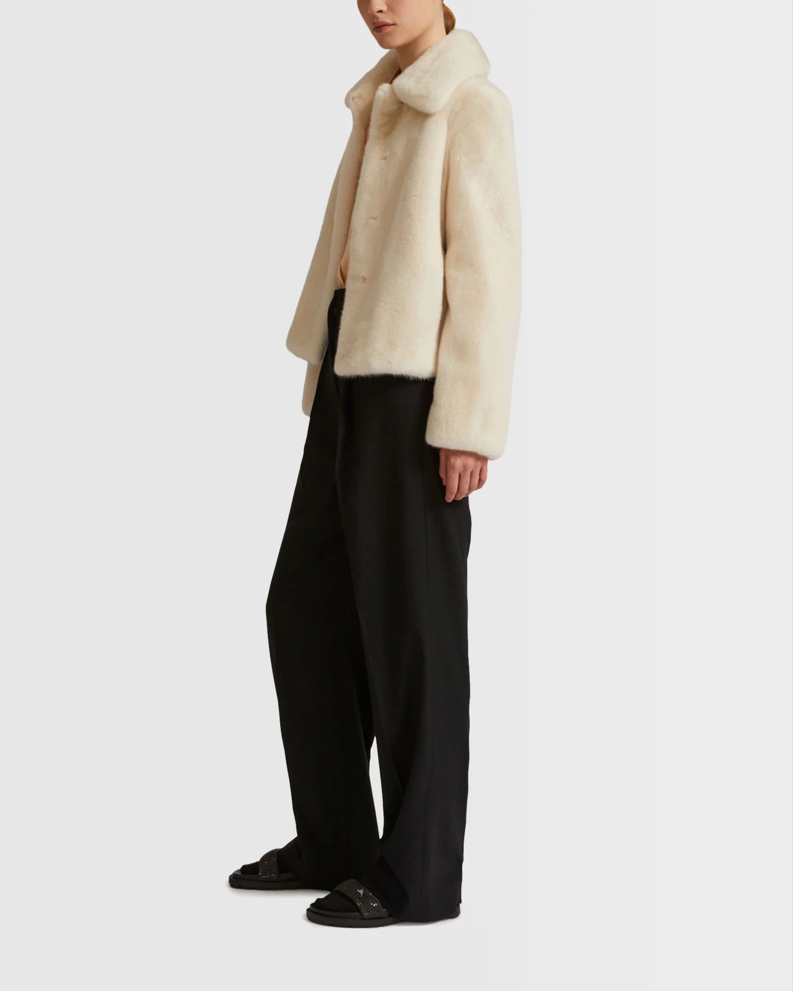 Short jacket in long-haired mink fur - Image 3