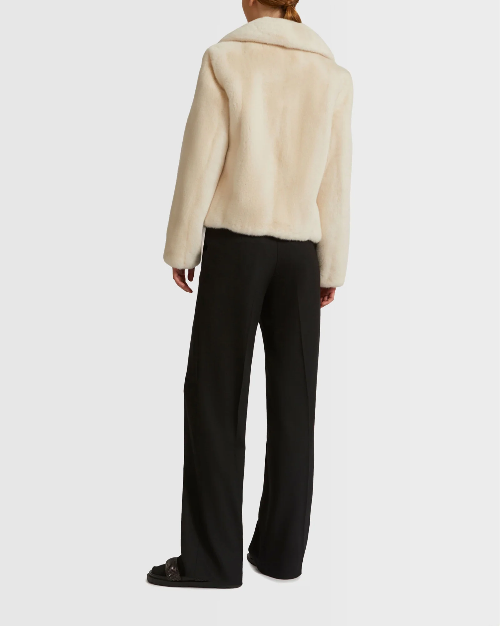 Short jacket in long-haired mink fur - Image 4