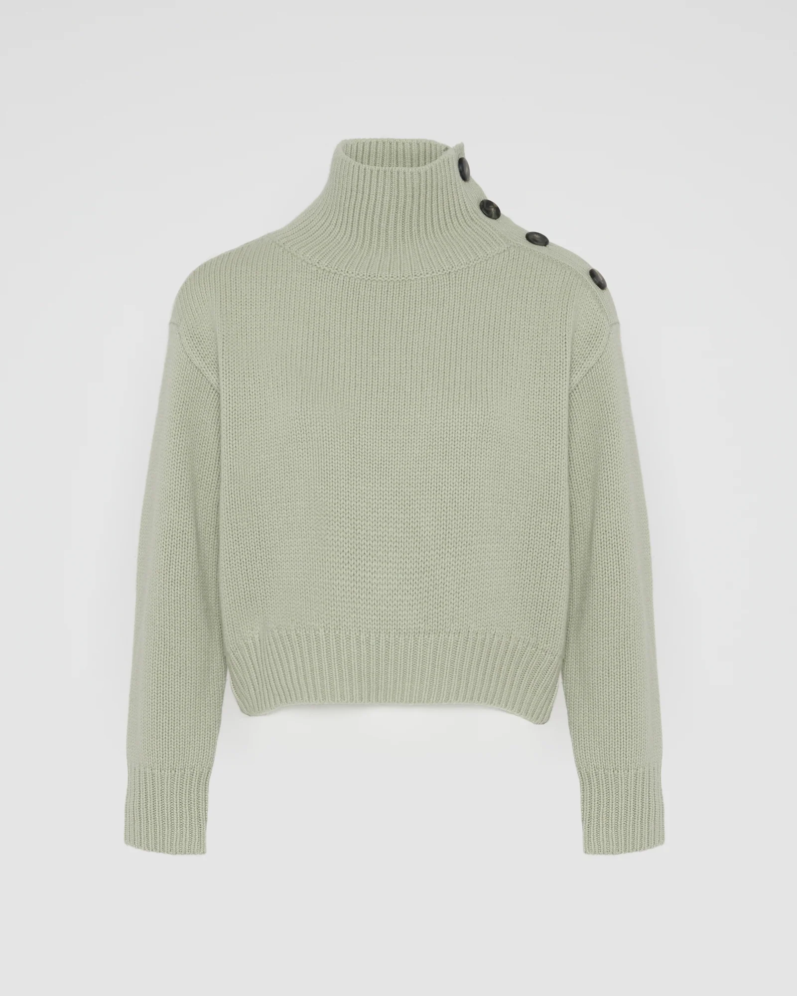 Short oversized knitted jumper - Image 5